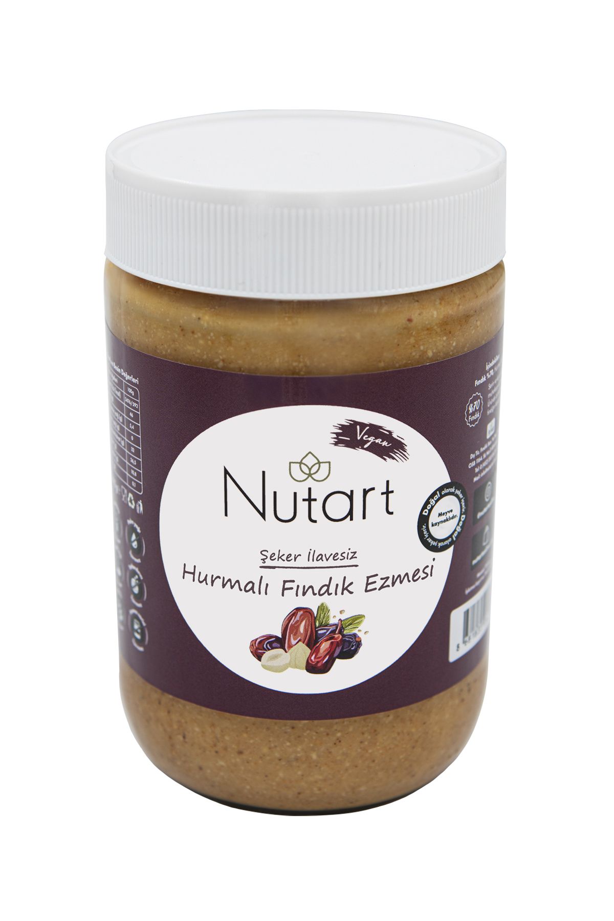 Nutart XL Hurmalı Fındık Ezmesi 600g