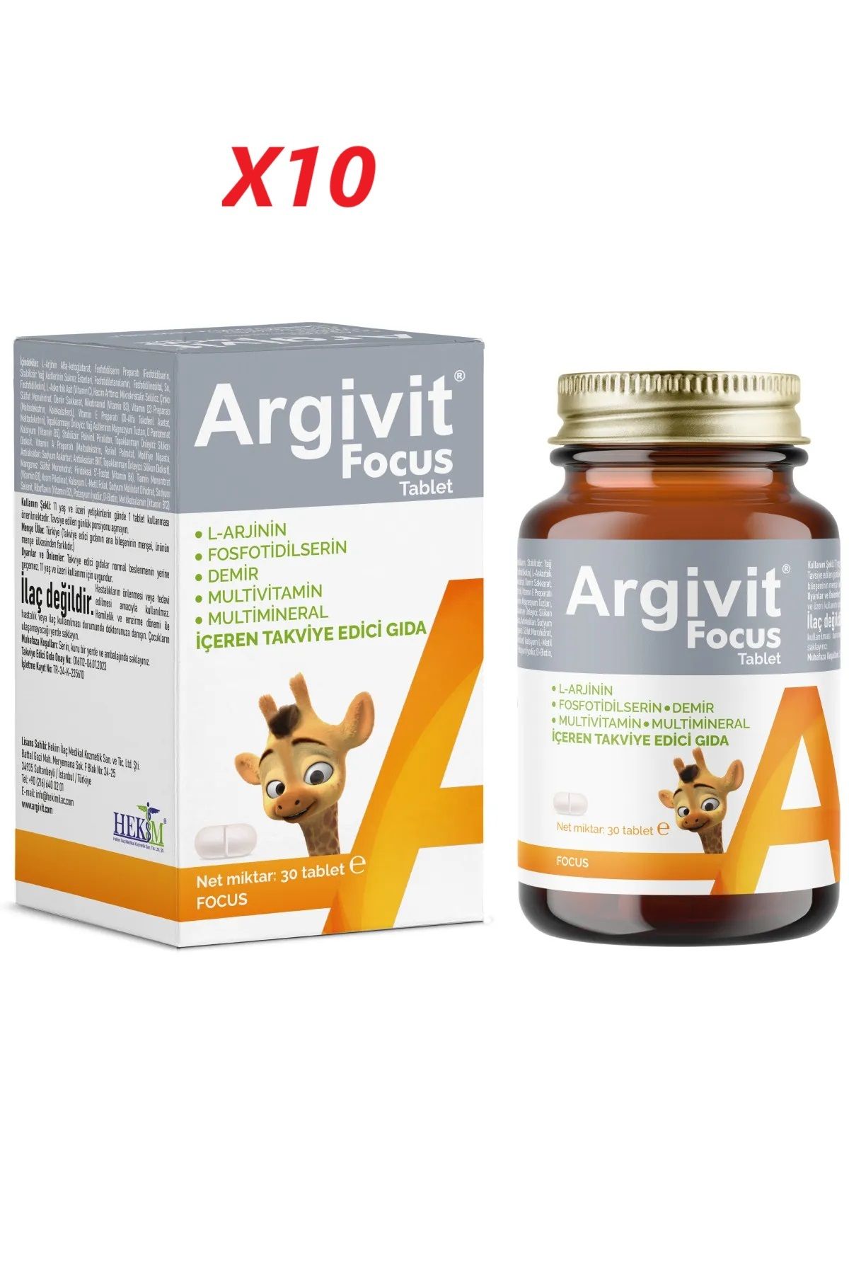 Argivit Argivt Focus Tablet 10 Lu Paket