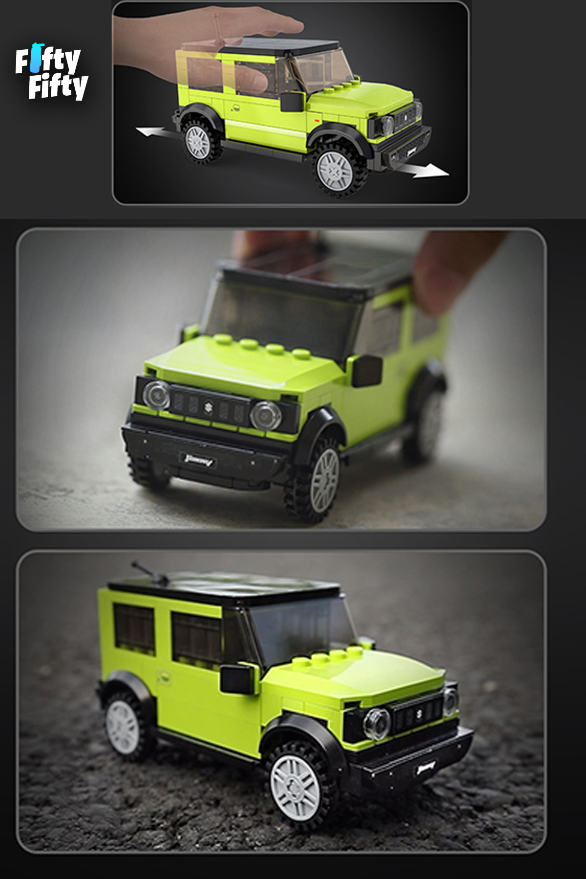 سوزوکی جیمنی کاذا – C55023W (۱۹۲ قطعه) ست ساختنی اسباب‌بازی بگ‌هاوس ۱۰۵۹۴۲۸