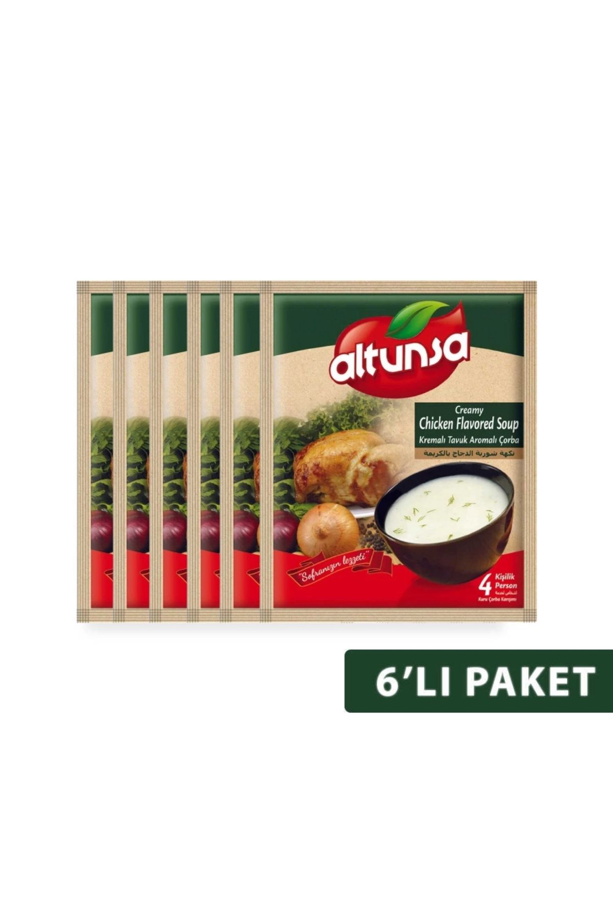 Altunsa Hazır Çorba Kremalı Tavuk 6 lı 60 Gr