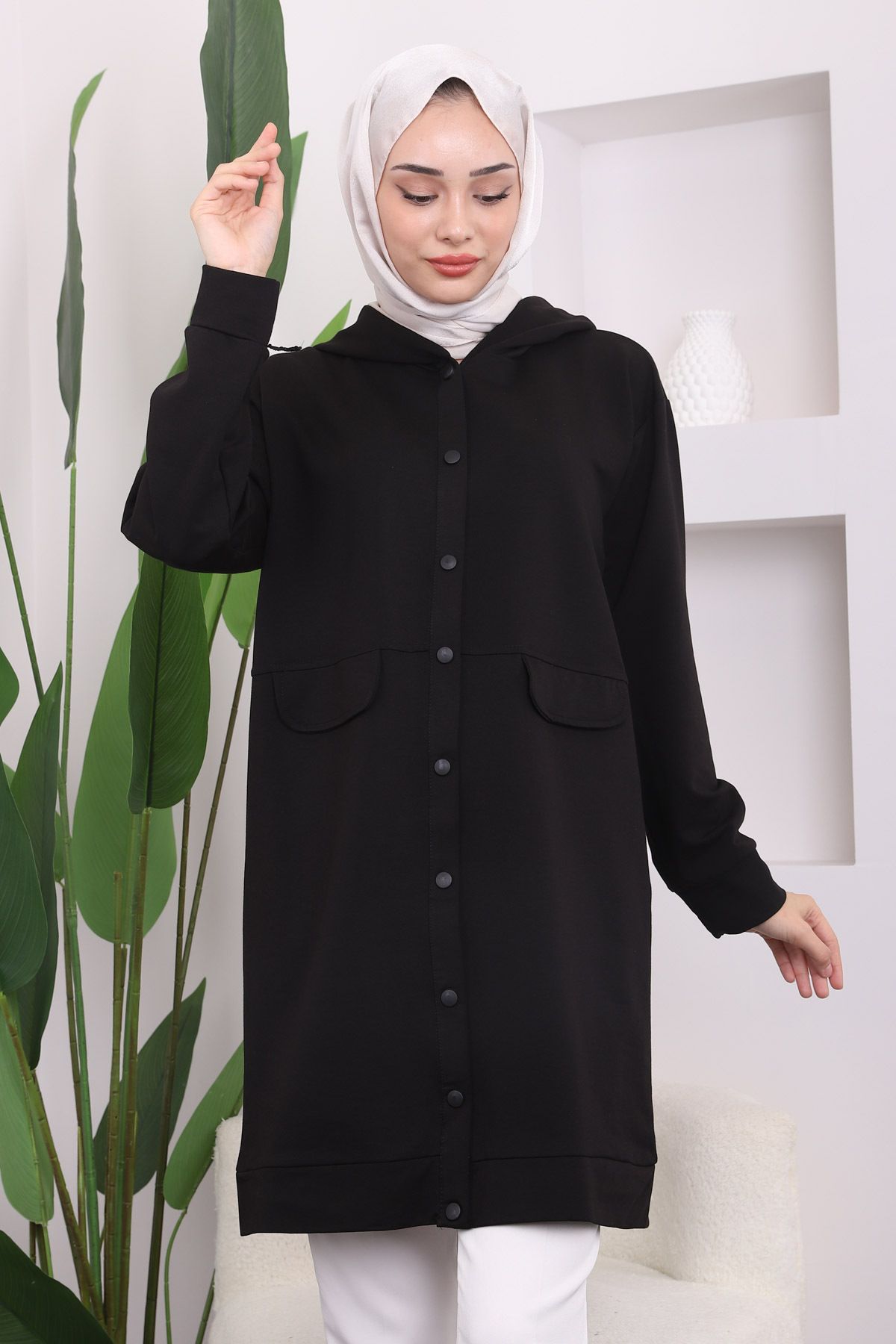 İmajButik-Black Snap Hooded Two Thread Cap 3