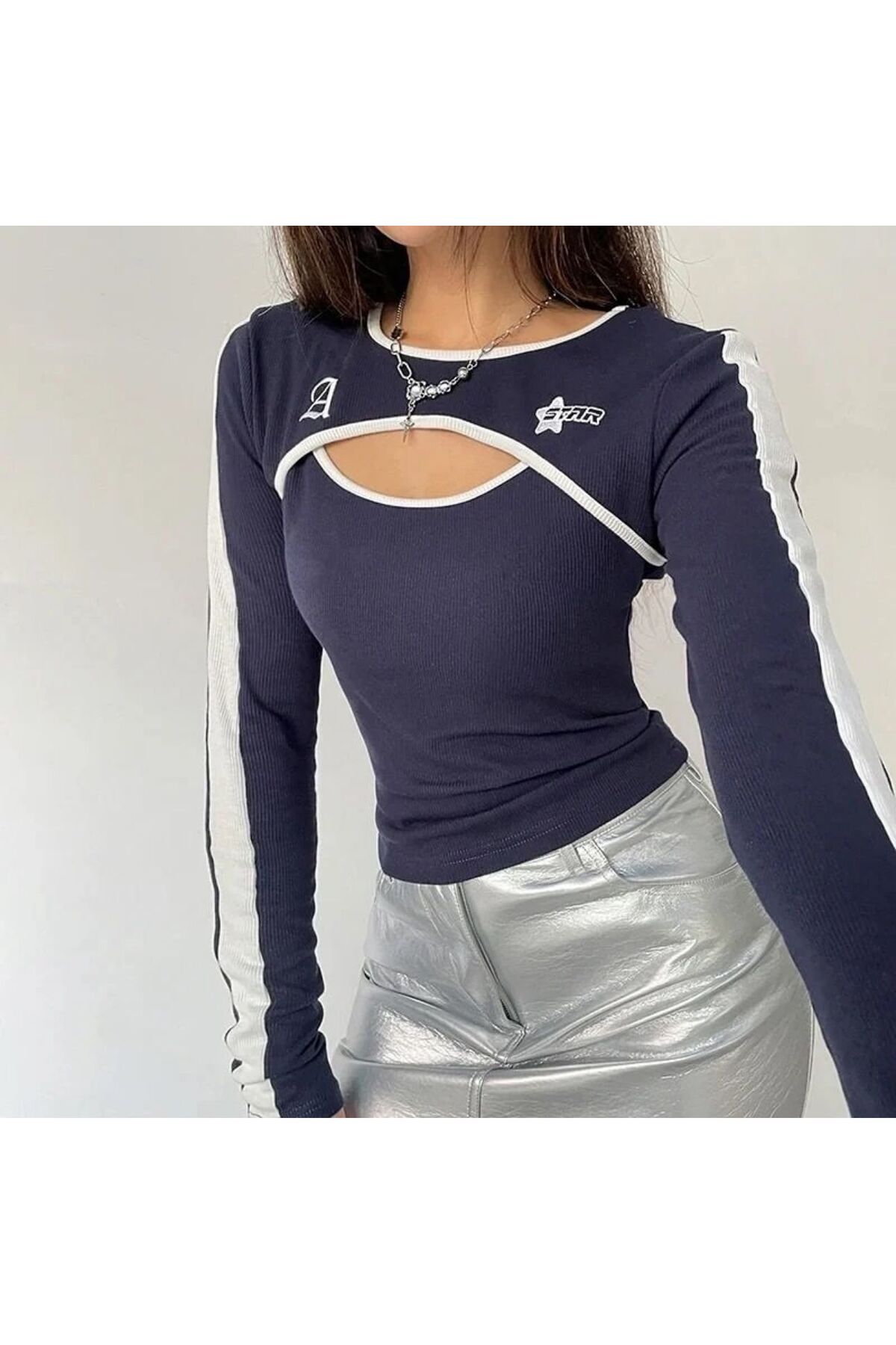Gökçe Kaplan Store Star crop Fiyatı, Yorumları - Trendyol
