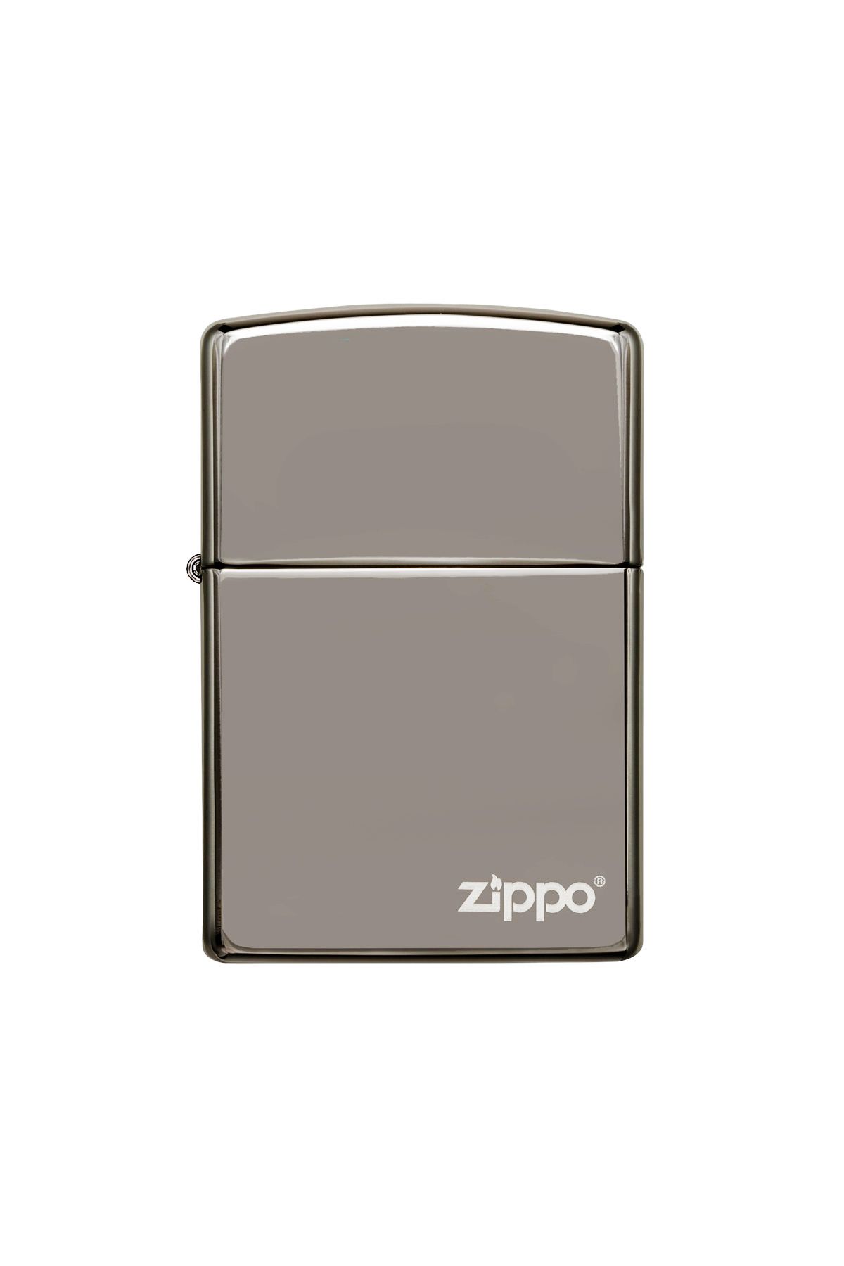 Zippo Ice Black Çakmak Logolu Parlak