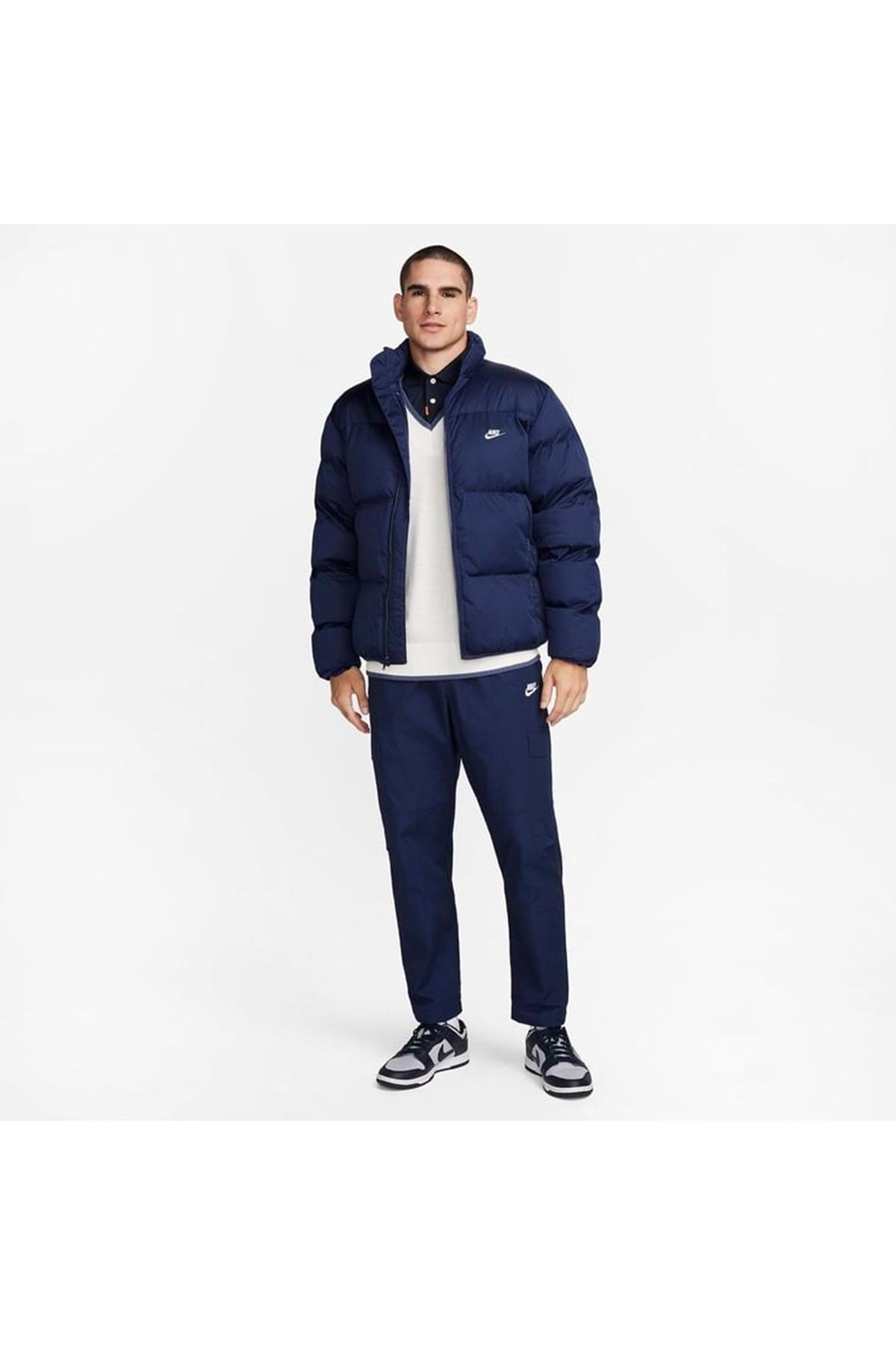 Nike-Fb7368-410 Primaloft® Thermoplume Yalıtımı Sportswear Club Puffer Erkek Mont Lacivert 6