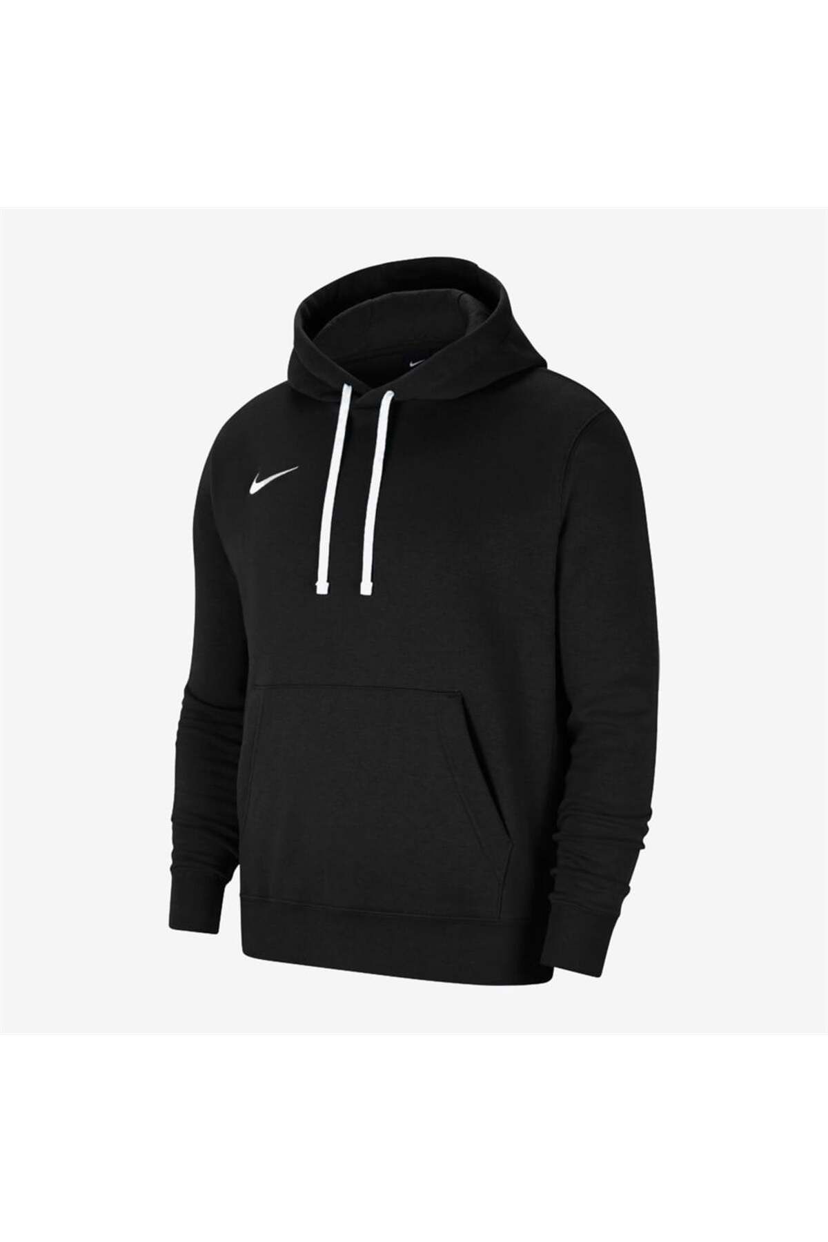 Nike Cw6894-010 Flc Park20 Fz Hoodie Erkek Kapüşonlu Spor Sweatshirt Siyah Cw6894-010