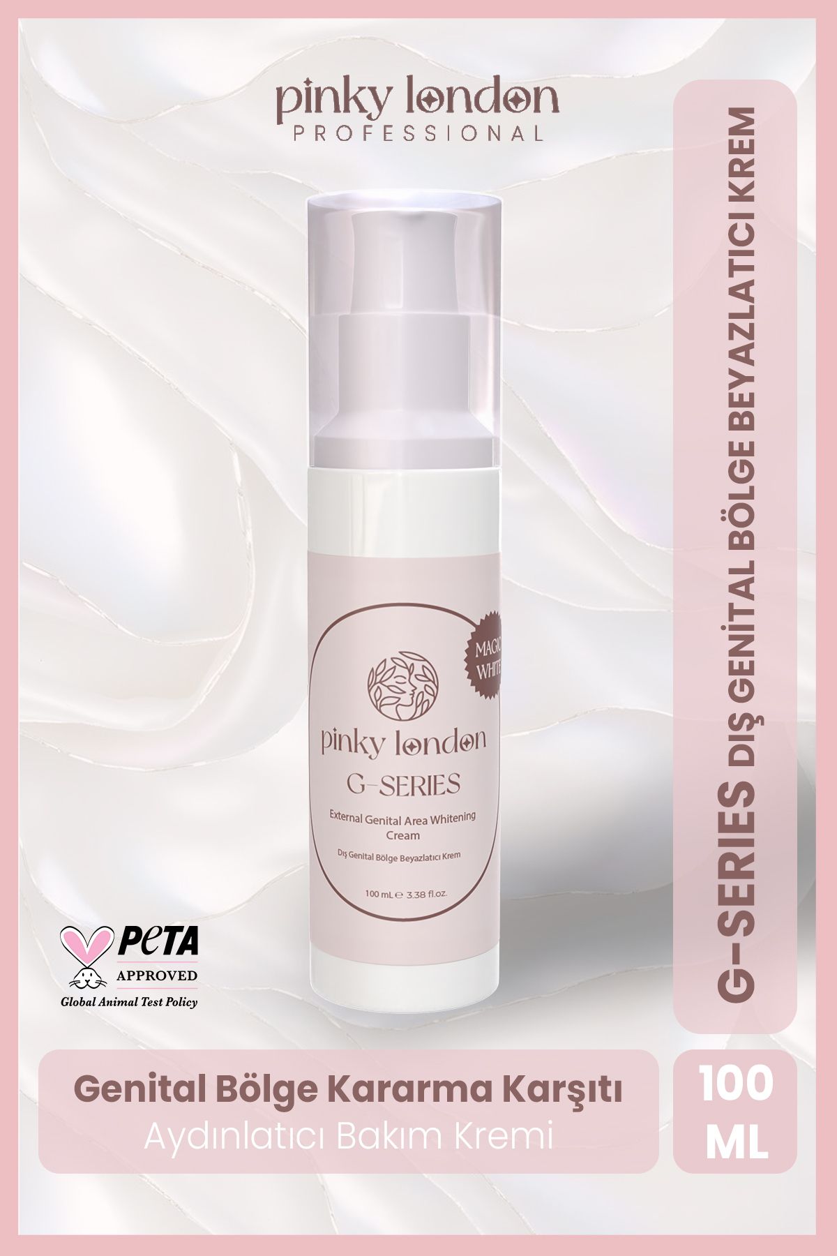 Pinky London G-serisi Genital Bölge Beyazlatıcı Krem 100 ml