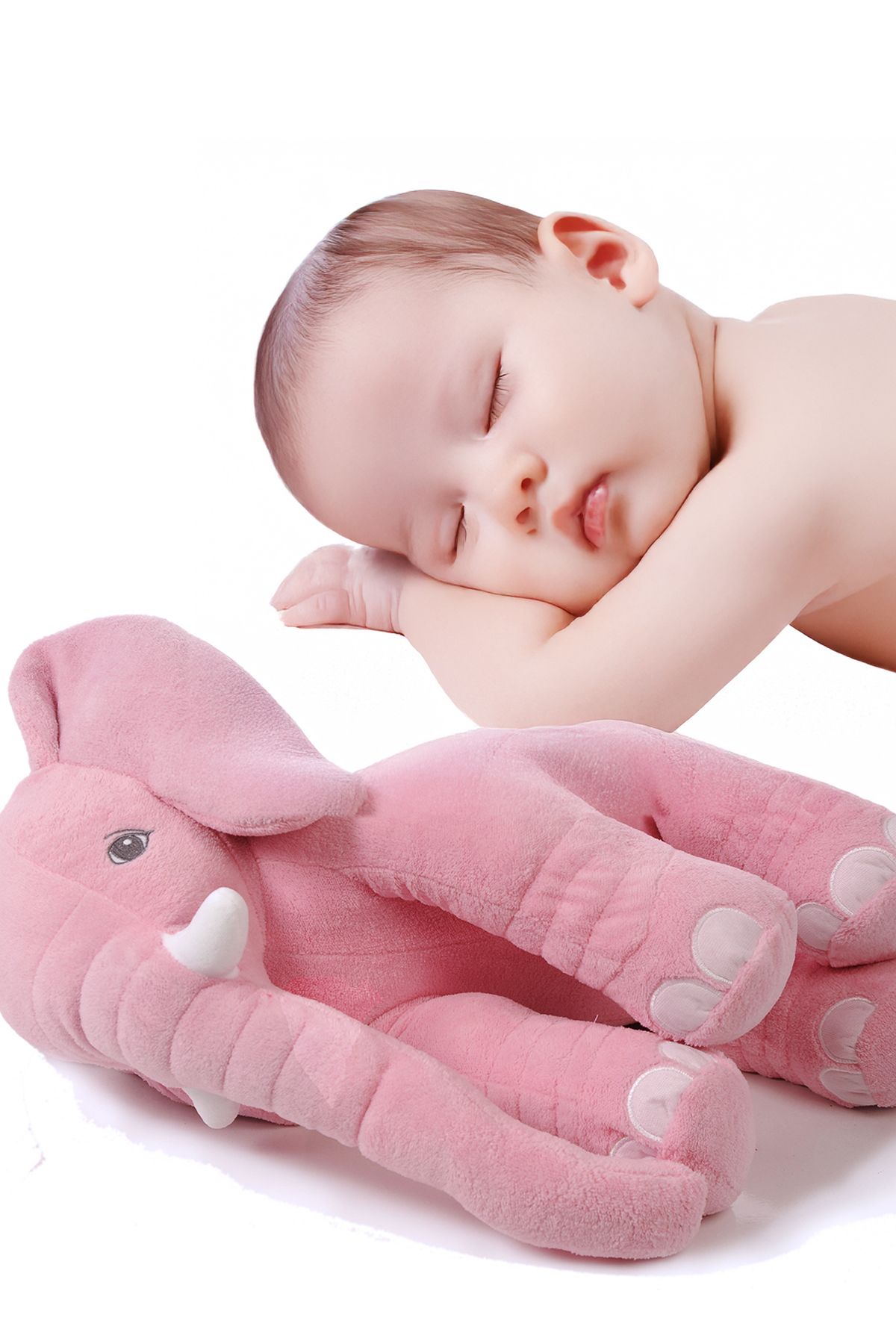 Sole-My Sleeping Buddy Elephant - Large Soft Plush Elephant 3