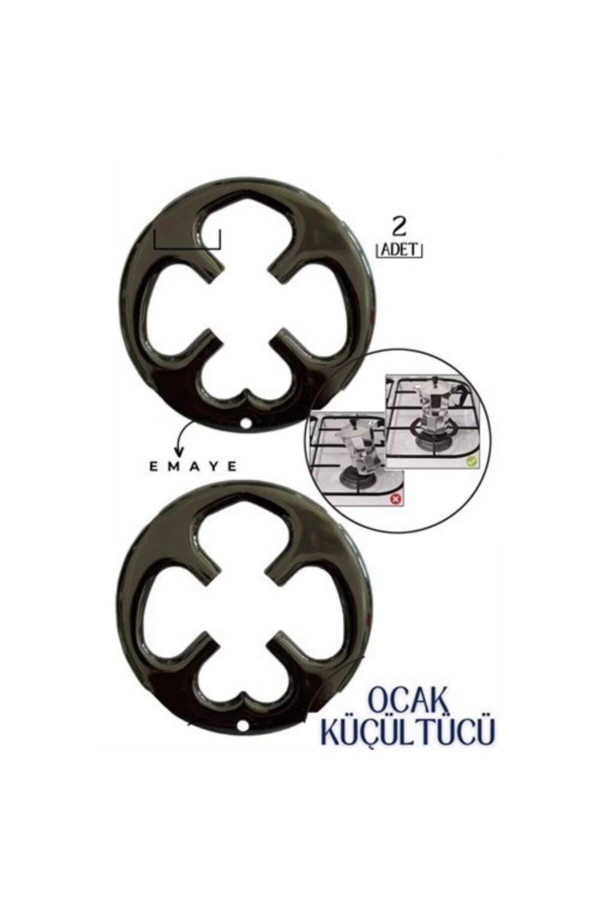 Takaz Global Mutfak Gazlı Ocak Küçültücü 2 adet Brokis Design 719043