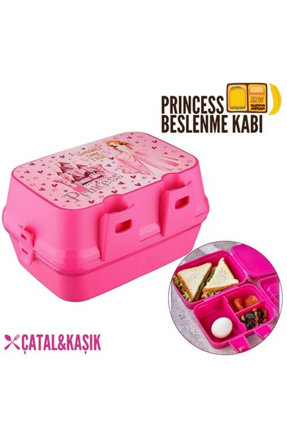 Takaz Global Princess 4 Bölme Beslenme Kutusu 717100