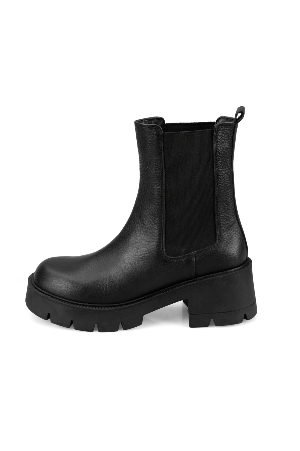 Desa-Belly Black Women's Leather Boots 4