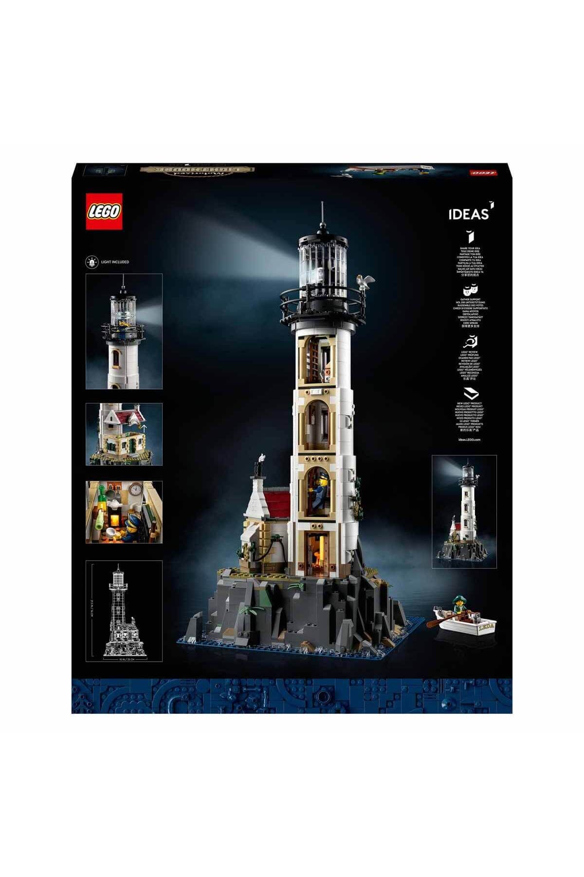 LEGO-Ideas Motorised Lighthouse 21335 - Display Model Building to Build for Adults 4
