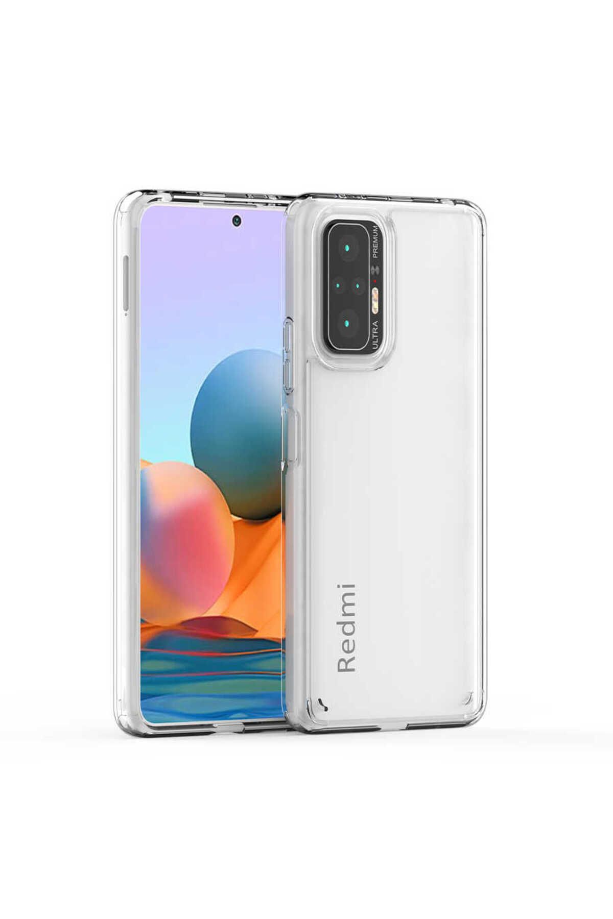 gaappy Boss Serisi Xiaomi Redmi Note 10 Pro Şeffaf Kapak