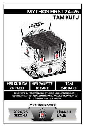 Beşiktaş Mythos Cards Beşiktaş First 2024-25 - Tam Kutu