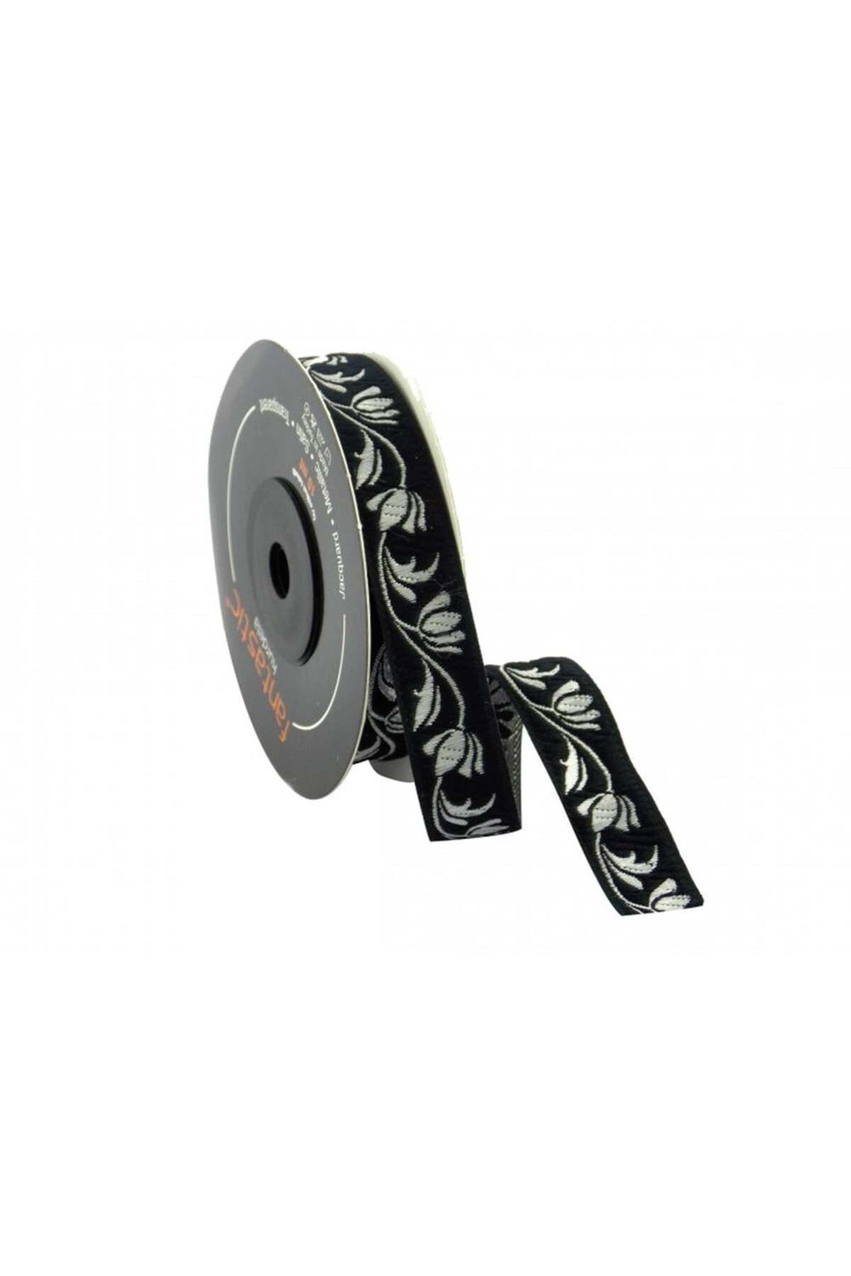 FANTASTIC-16090-Bordür - 10 m Black-Silver 1