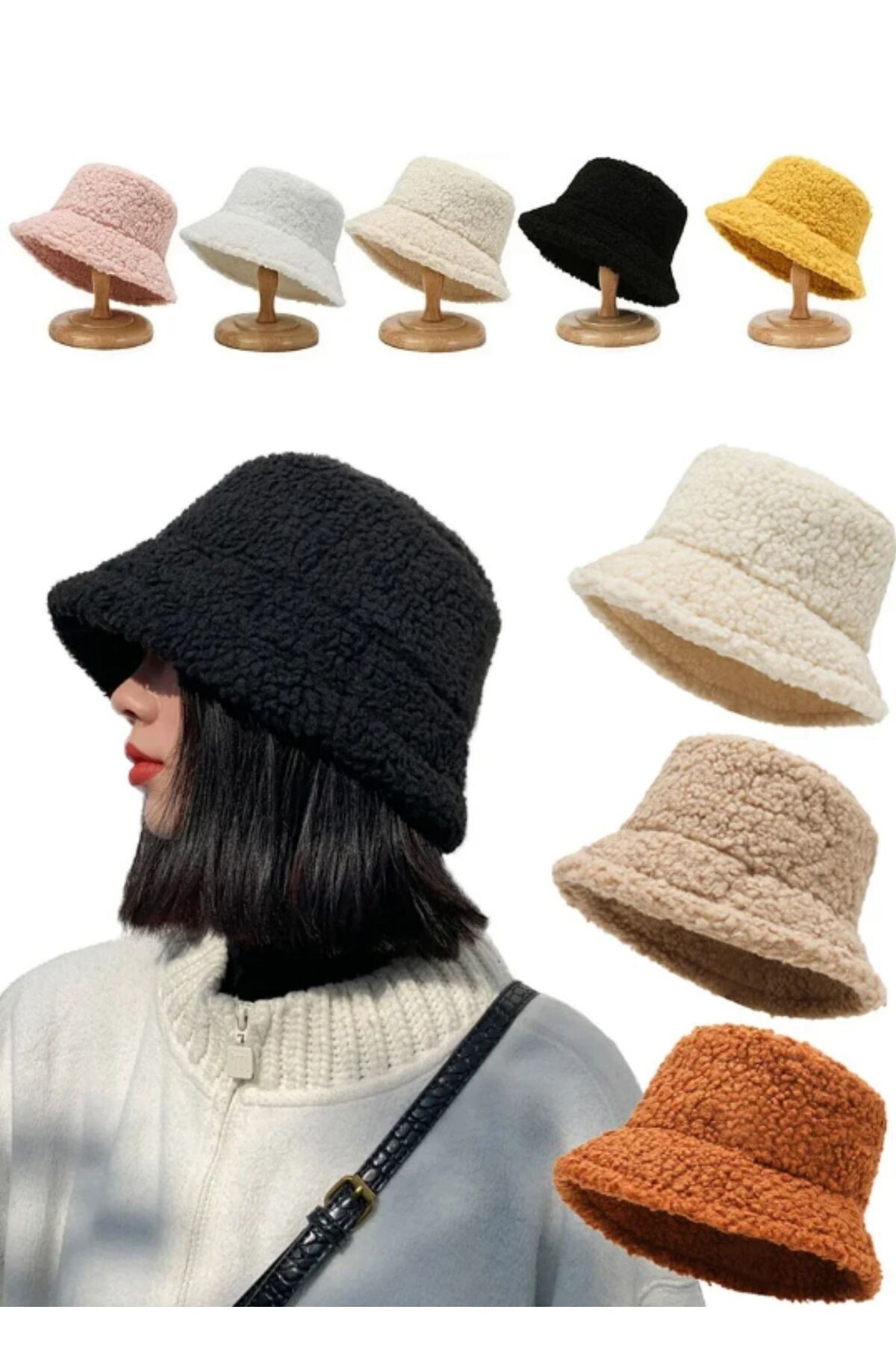 MinaCarin-Soft Textured Bucket Hat 3
