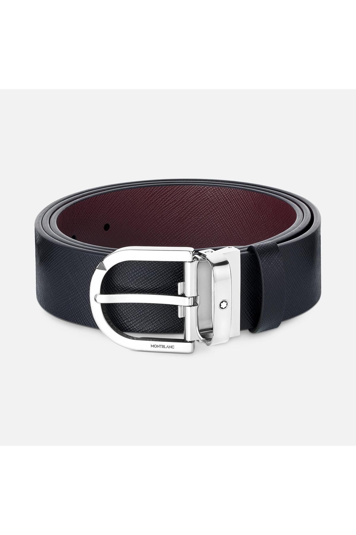 کمربند چند رنگ مردانه MONT 35 میلی متر دو طرفه Mont Blanc