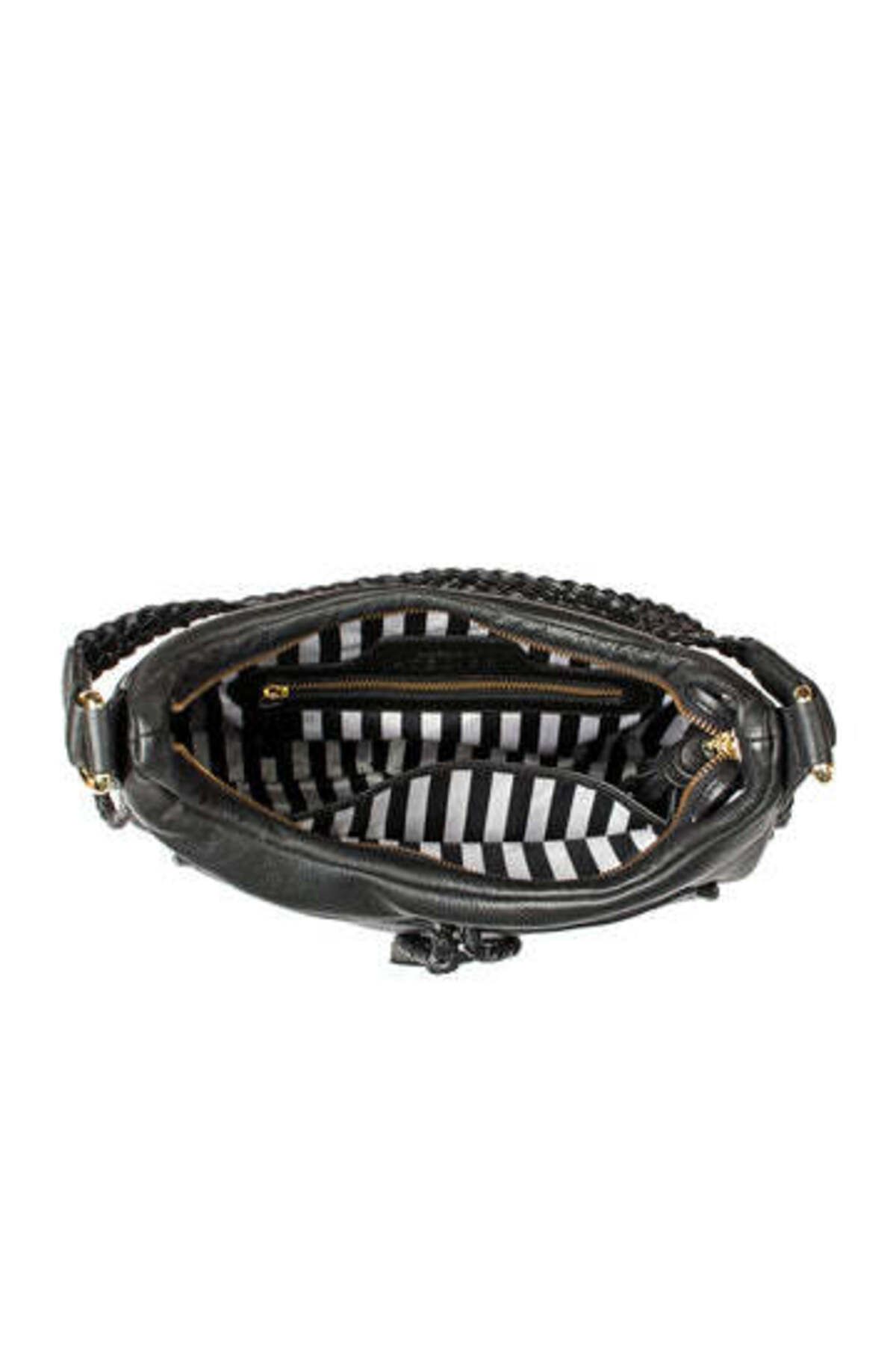Hidesign-Sterlet Deer Leather Handbag for Women - Black 4