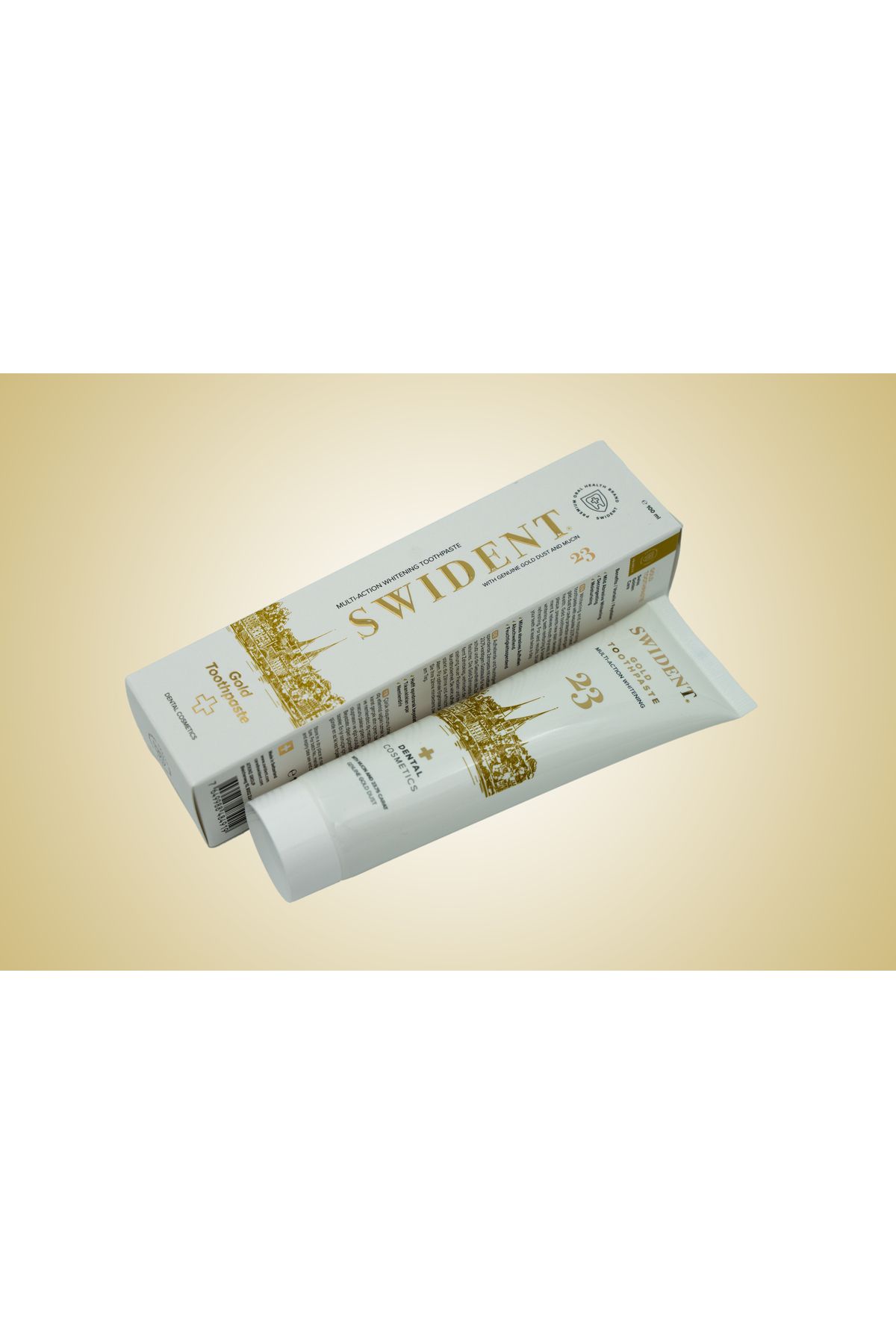 SWIDENT-2Xpcs Gold - 100ml Triple Care Toothpaste 5