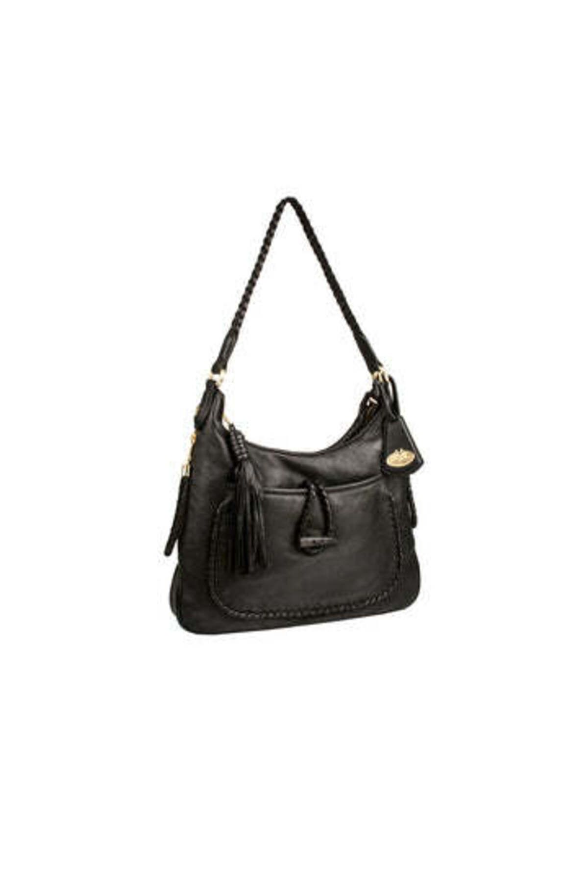 Hidesign-Sterlet Deer Leather Handbag for Women - Black 2