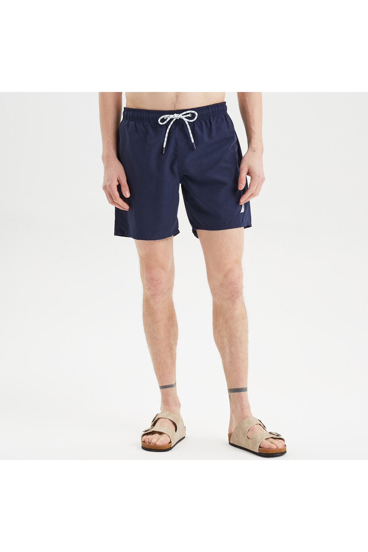 شلوارک شنا آبی مردانه شورت لباس Nautica