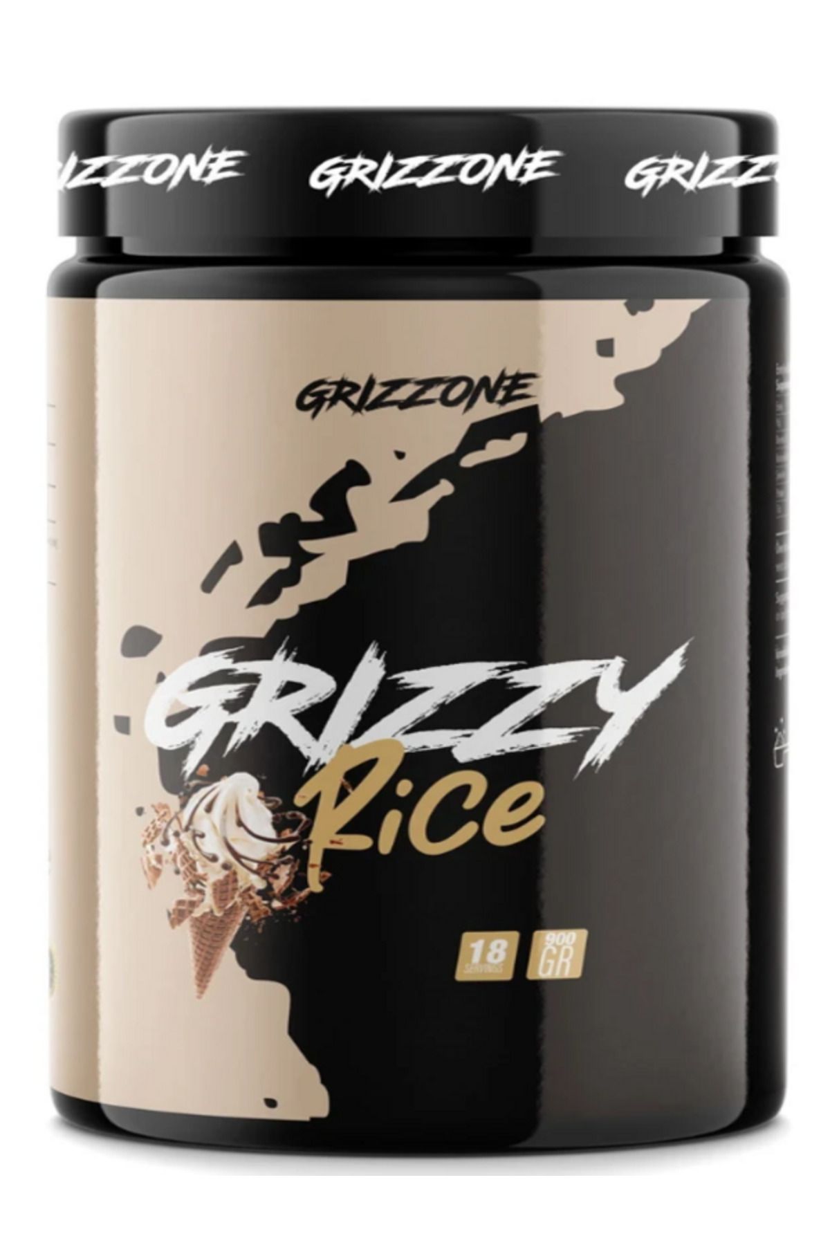 GRIZZONE Grızzy Pirinç Unu Rice Cream 900 gr 18 Servıs ( Ice Cream )