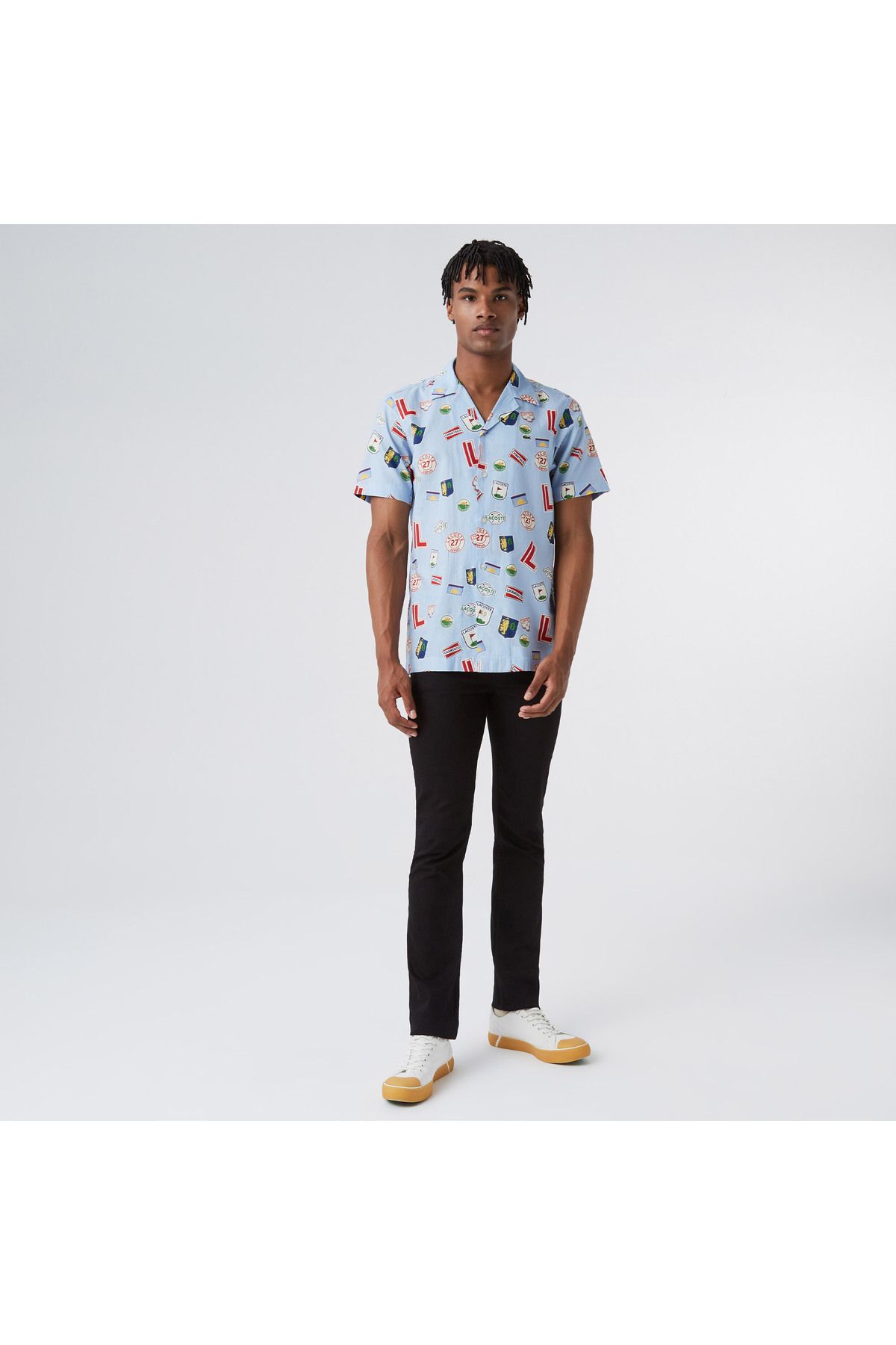 شلوار مشکی مردانه سیاه اورجینال Lacoste