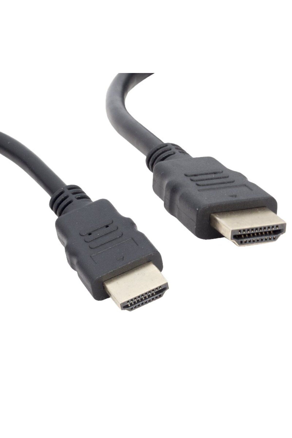 Mu Art Ahşap Plastik Düz Siyah 50 Cm Poşetli Hdmi Kablo (5175)