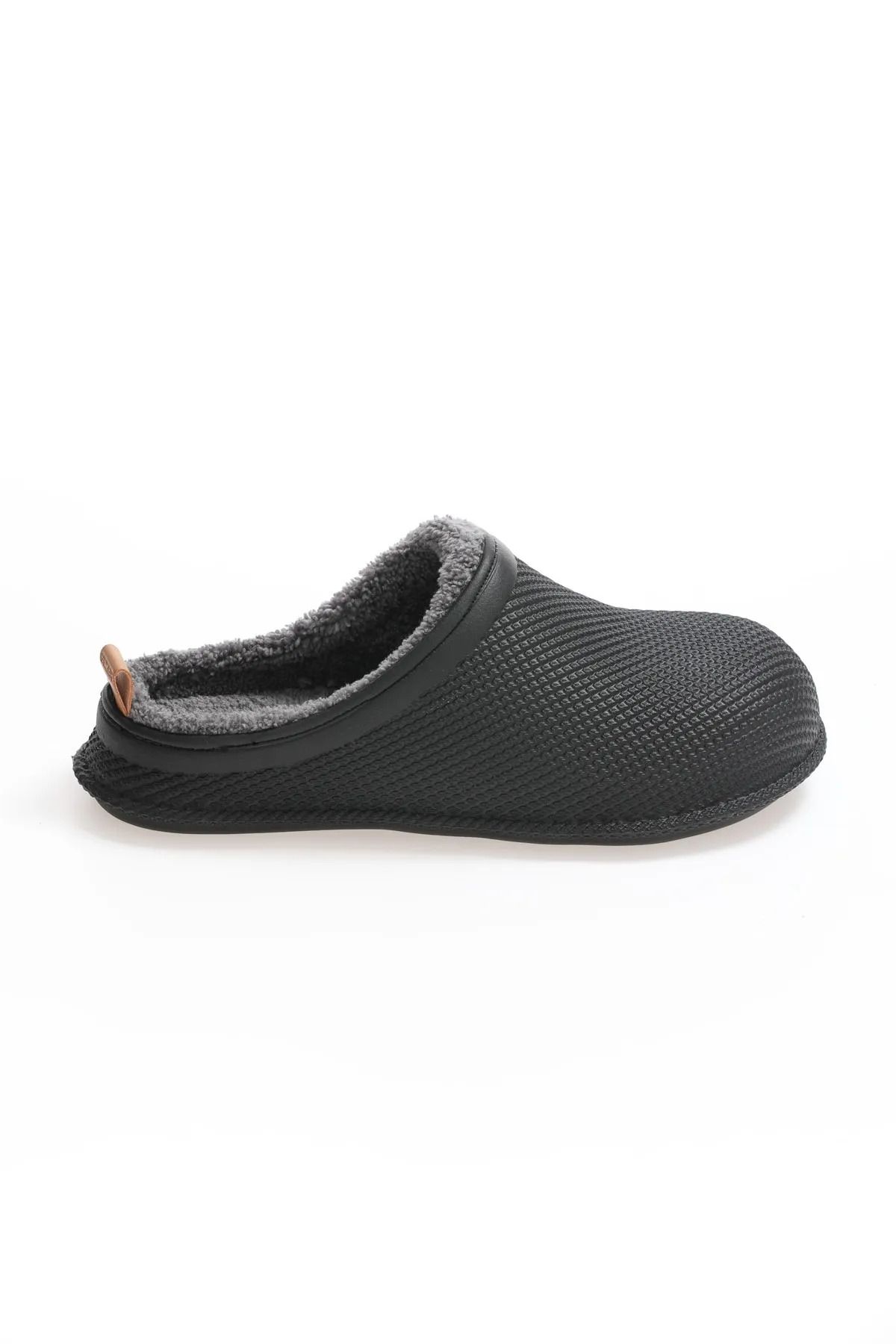 GEZER-Gz12464 Black Sheepskin Eva Slippers 4