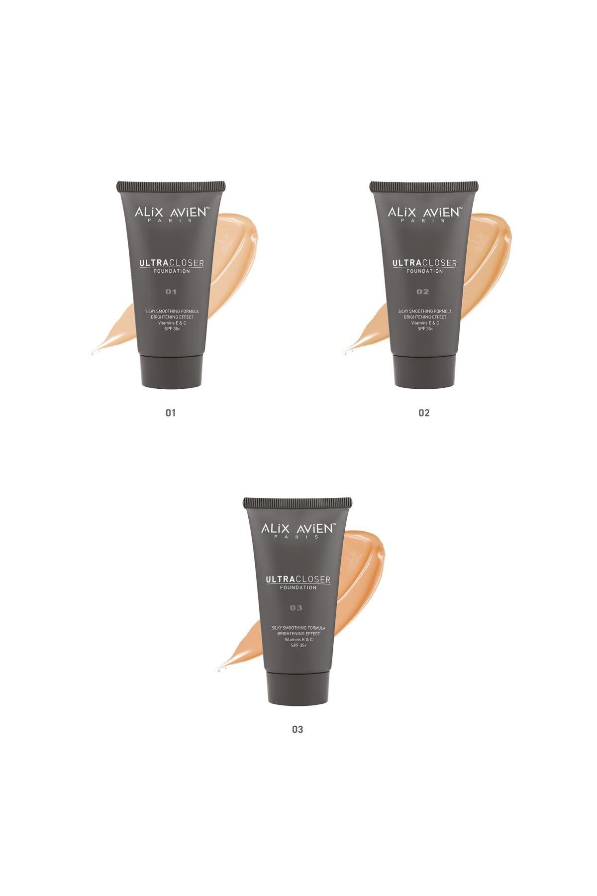 Alix Avien-Ultra Covering Moisturizing Foundation with Spf35 Factor and Vitamin E & C - Ultra Covering Foundation 02 6