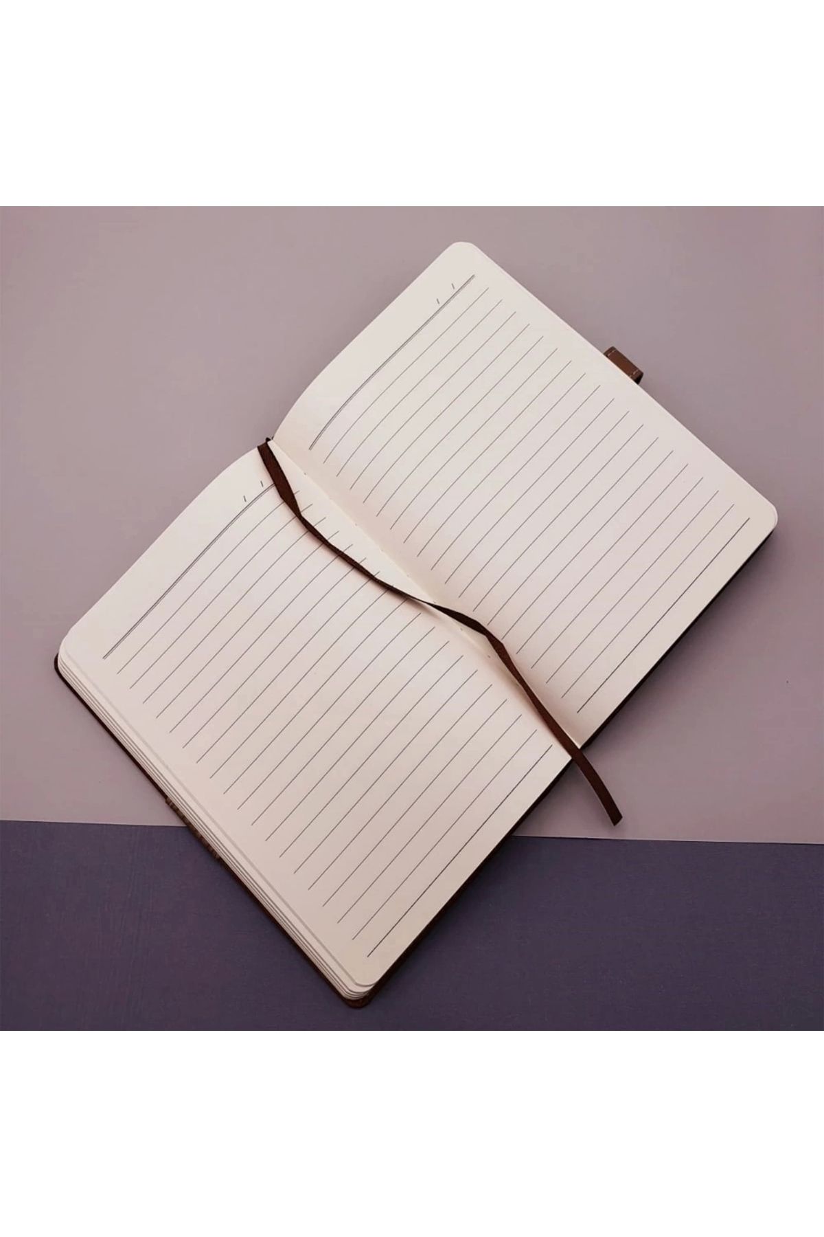 ÇERÇİCİ-Blue Thermo Leather Notebook 2