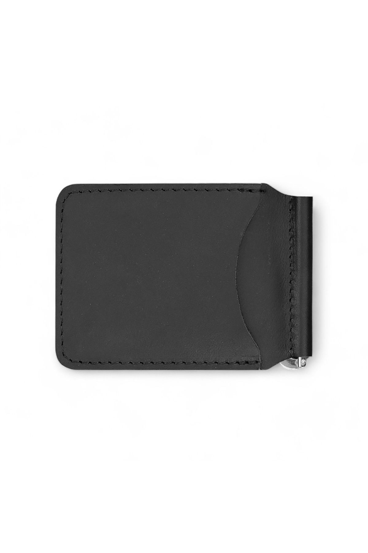 Modica-Larga - Genuine Leather Natural Money Clip Wallet 2