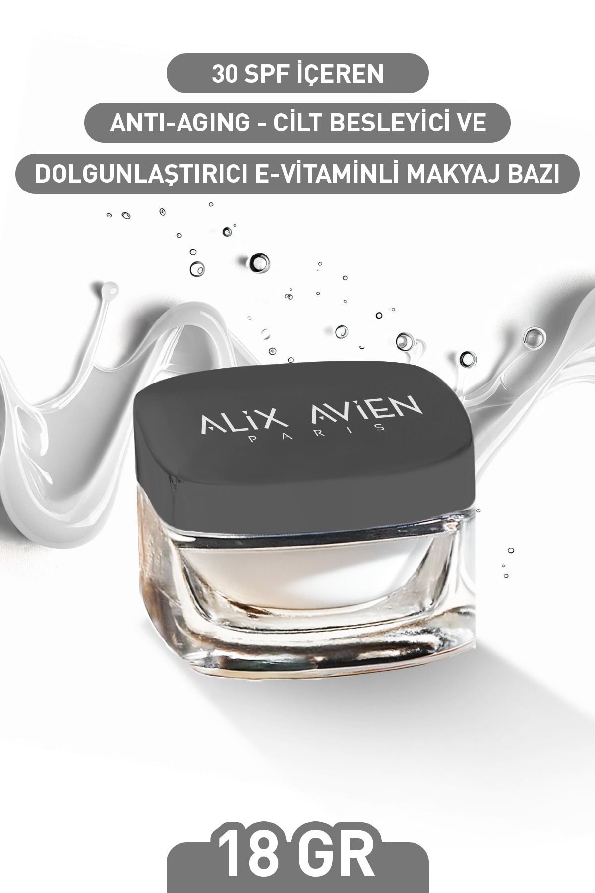 Alix Avien Rejuvenating Face Base Cream - Çok Amaçlı Gençleştirici Makyaj Bazı Kremi SPF 30