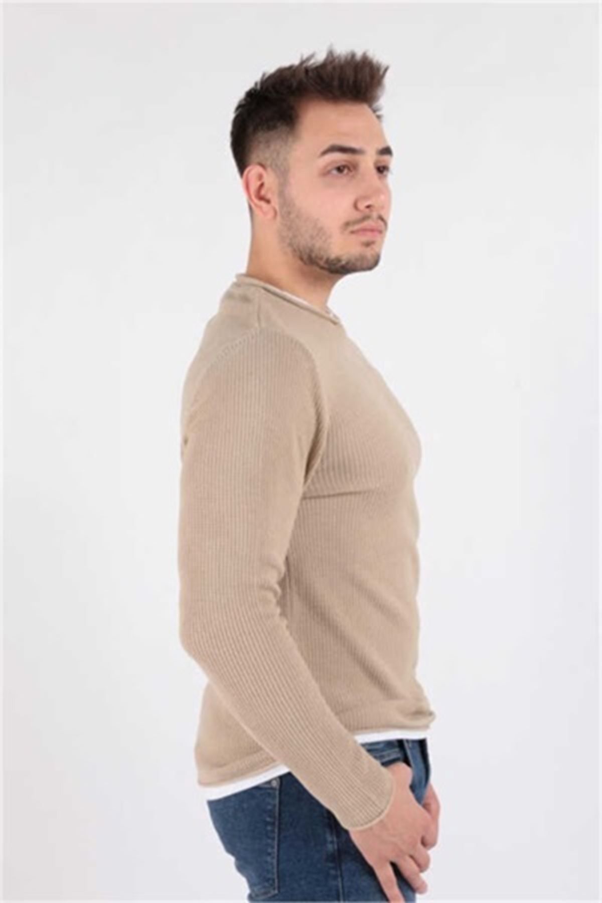 Cazador-Beige Men's Sweater 3001 3