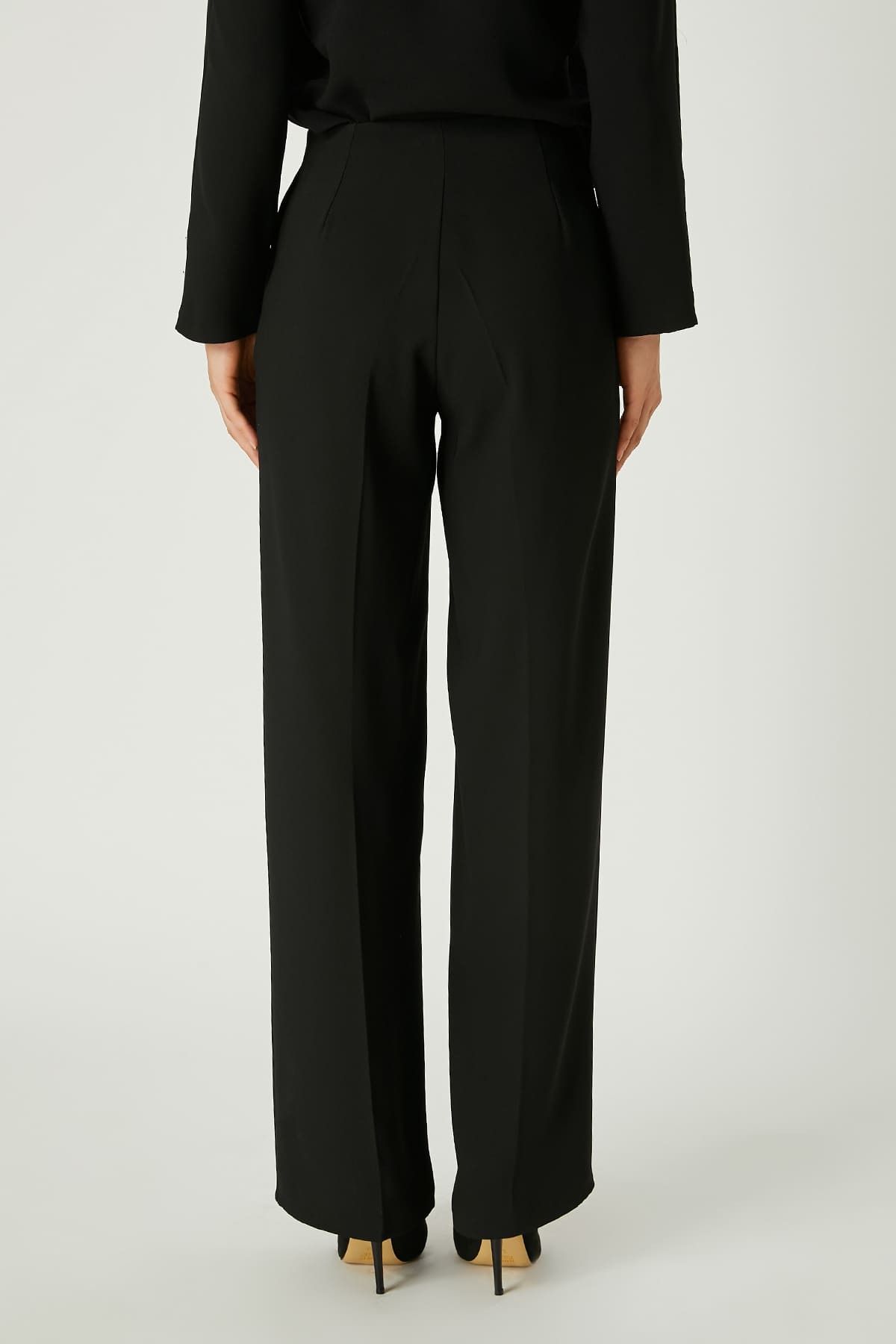 FEVER-Draped crepe pants 4