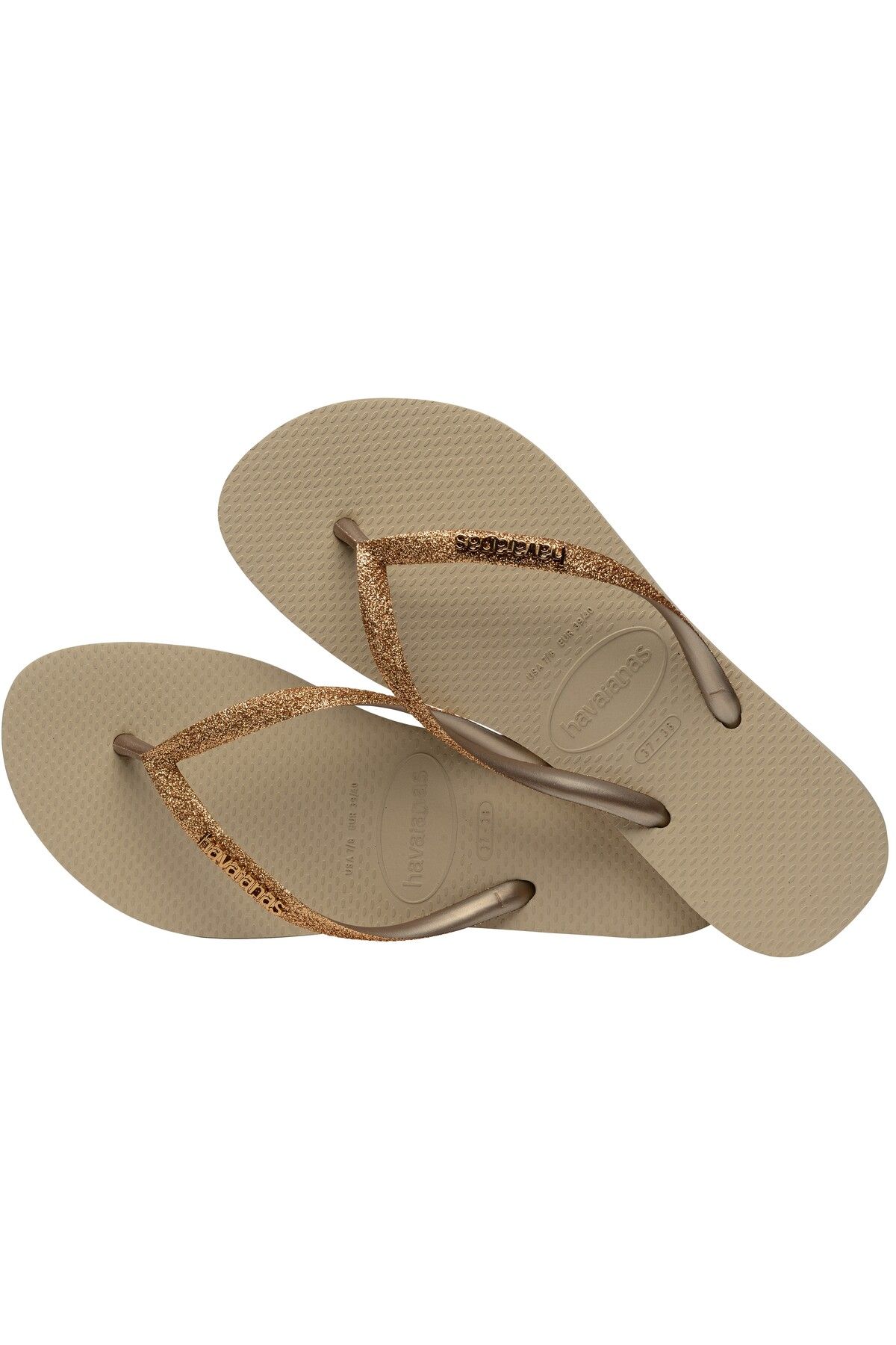 دمپایی طلایی زنانه اسکینی Gitter 2 Havaianas