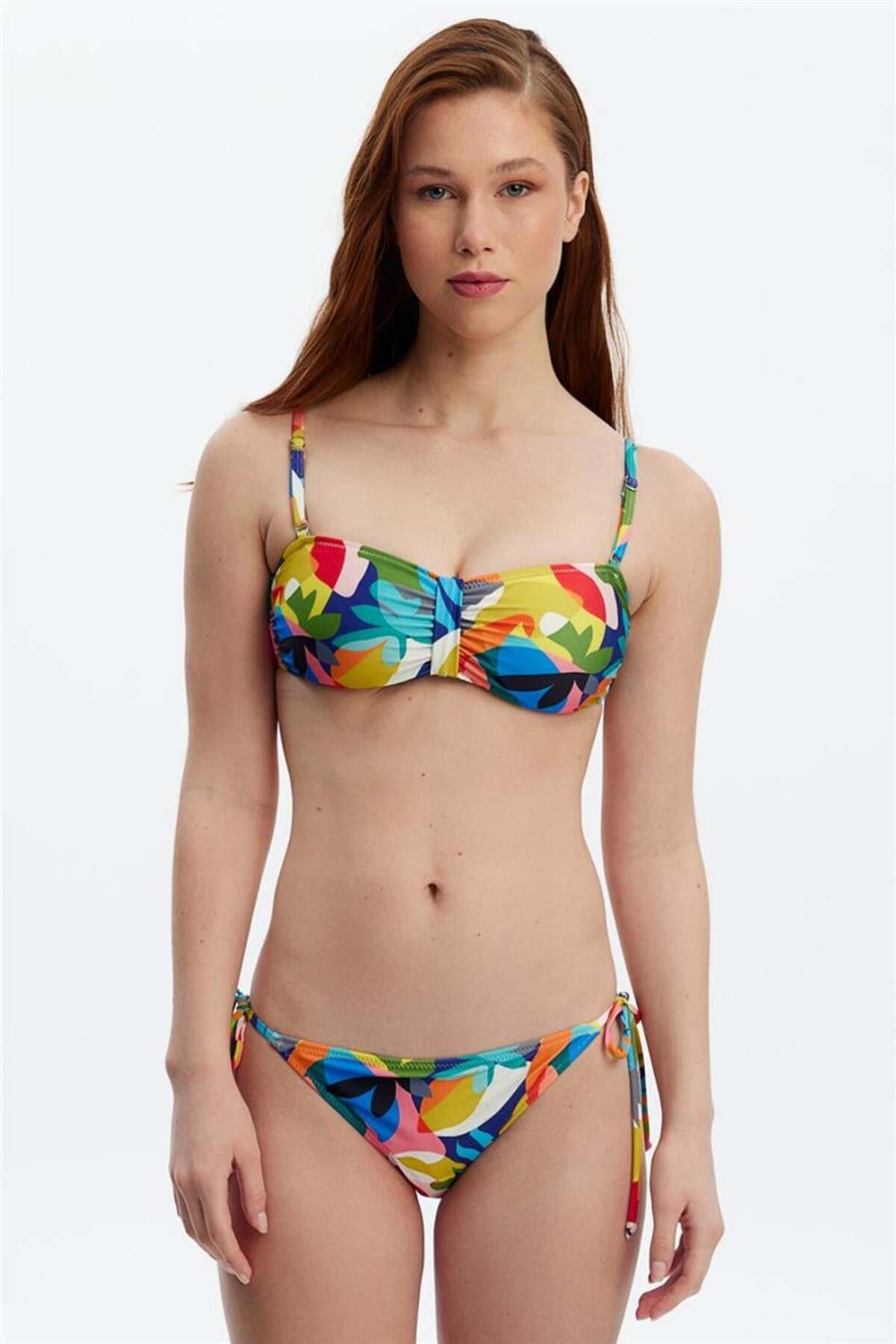 MM8504 DRAWSTRING BİKİNİ BOTTOM
