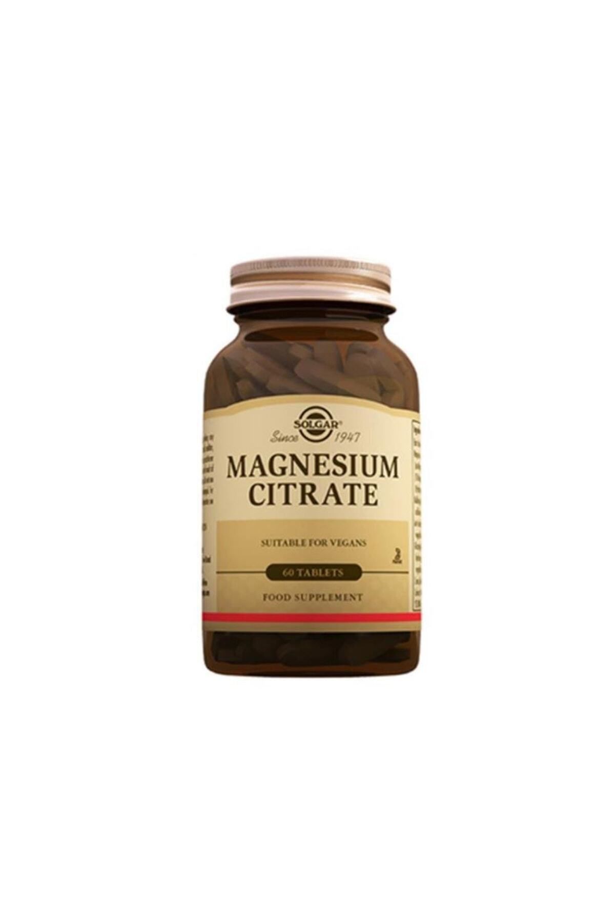 Solgar Magnesium Citrate 200 Mg 60 Tablet Mineral