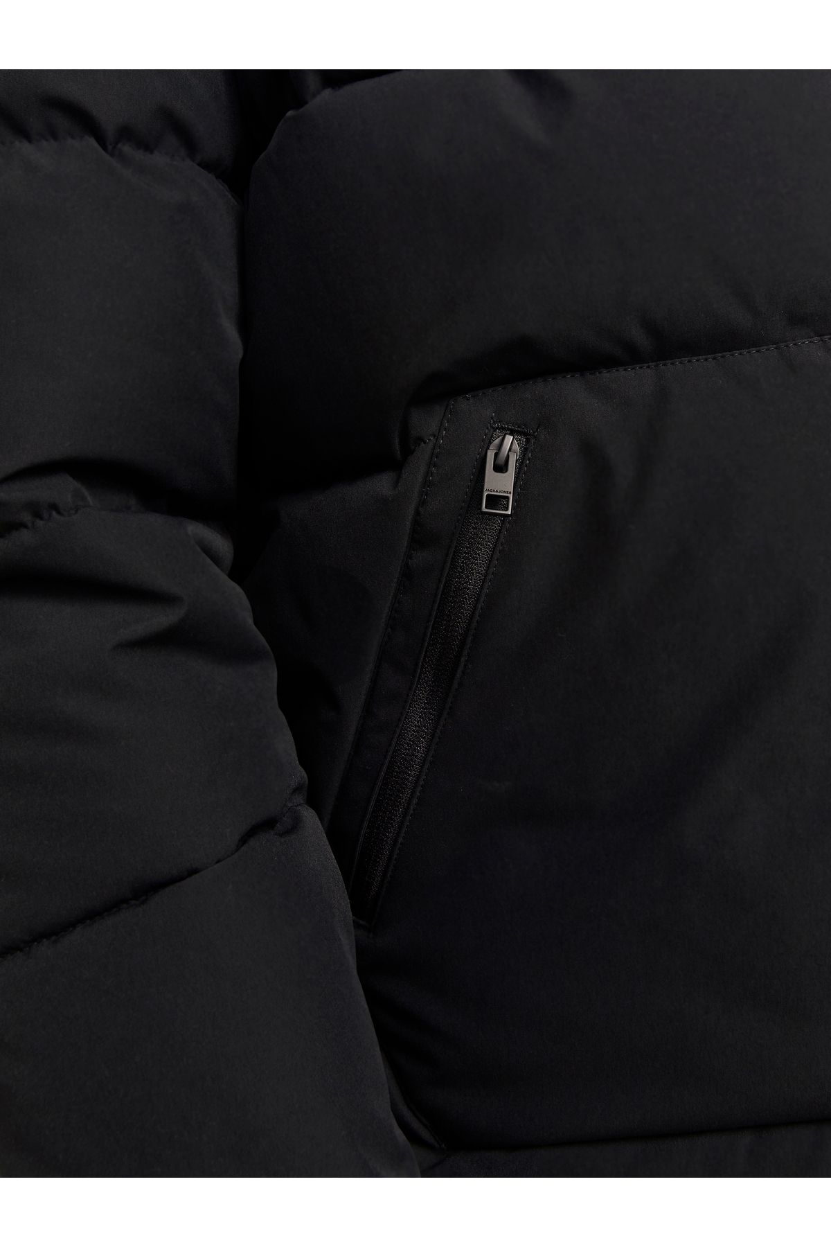 Jack & Jones-Jack Jones Men's Black Puffer Coat - Plus Size 12263996 -02 6