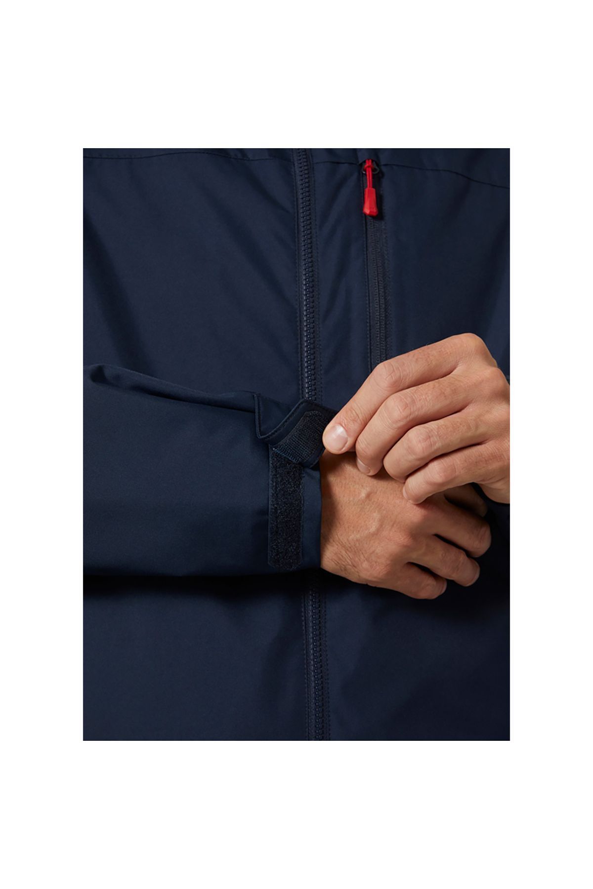 Helly Hansen-سترة بقلنسوة باللون الأزرق الداكن للرجال من Crew Midlayer 2 7