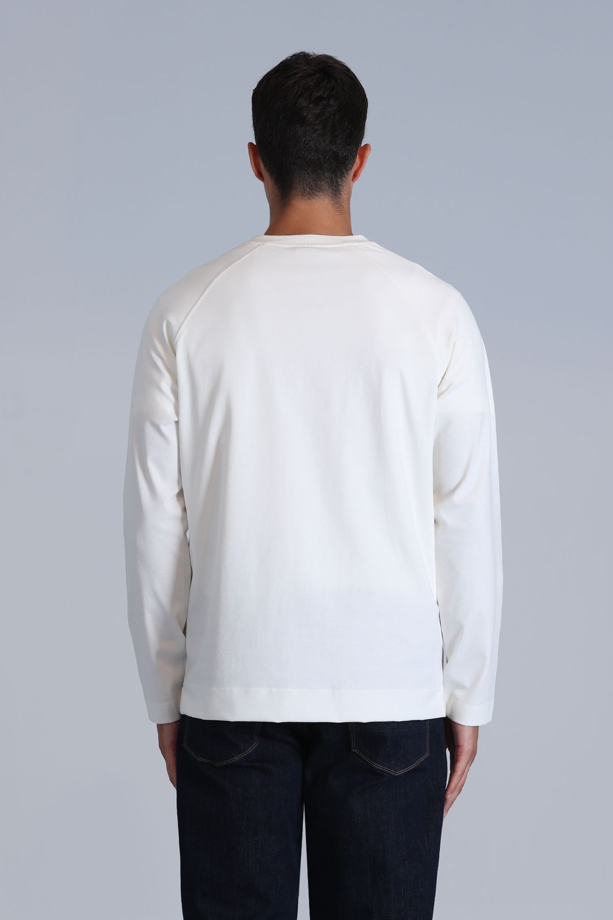 Lufian-Holly Men's Long Sleeve T-Shirt Off White 6