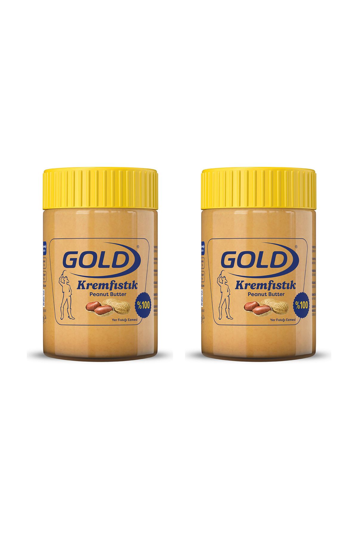 Gold Polmak %100 Fıstık Ezmesi 340 gr x 2 Adet