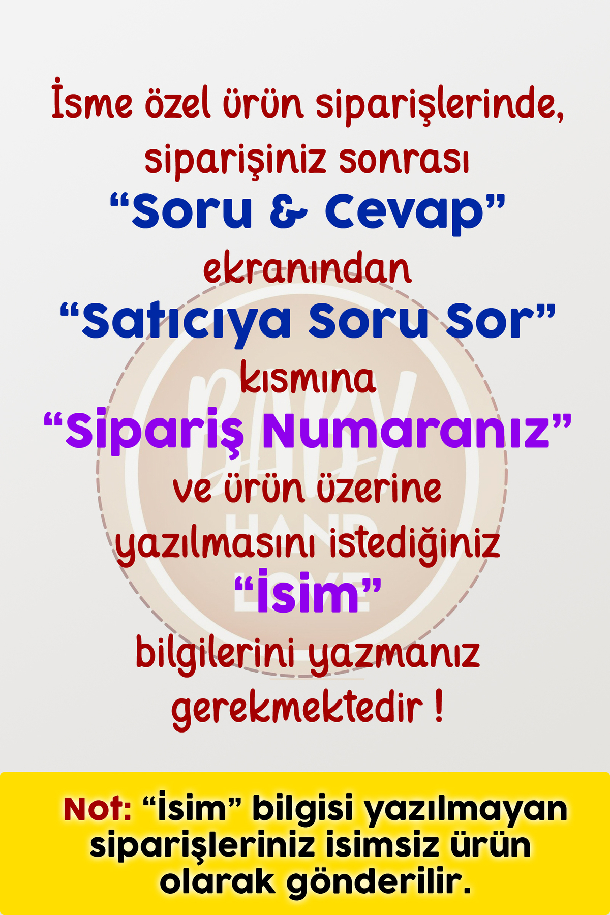 BABYHANDLOVE İsimli Ahşap Klipsli  Ekru Emzik Askısı fotoğrafı 3 (önizleme)