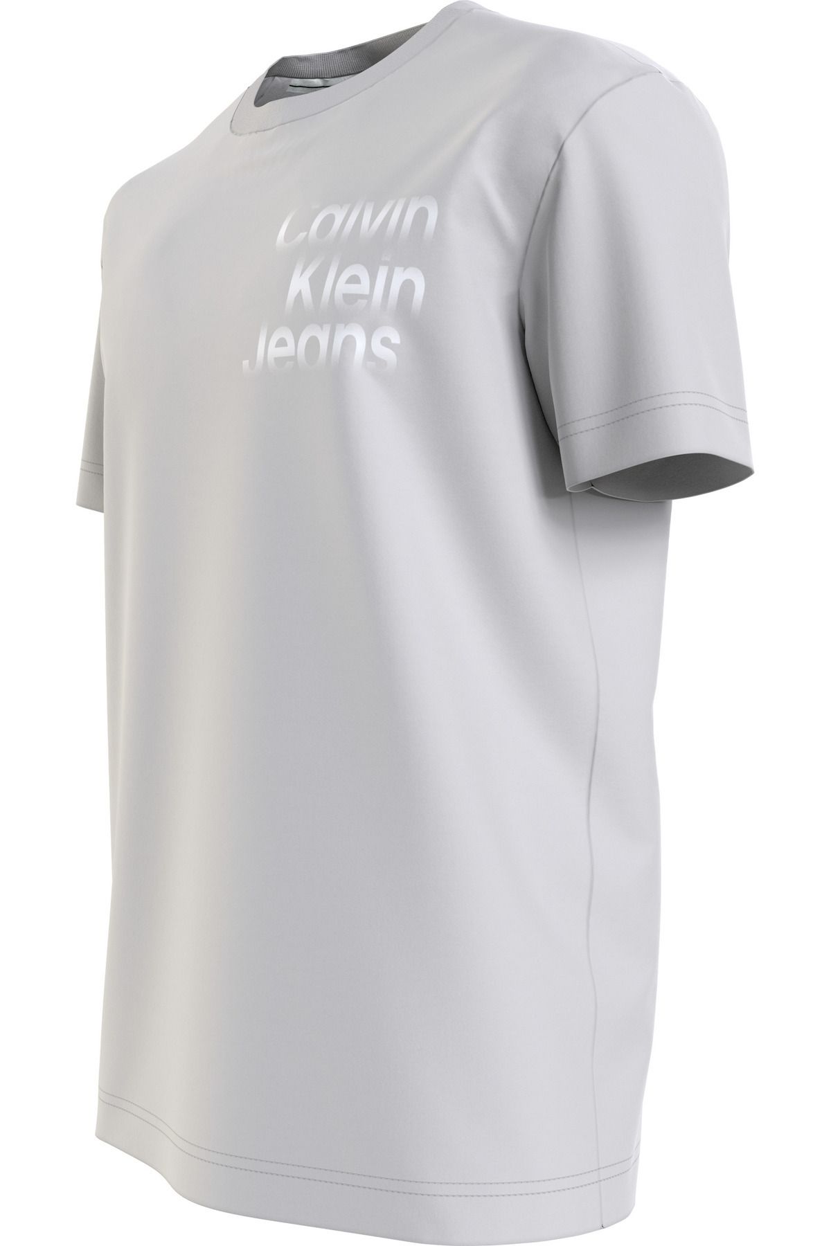 Calvin Klein-Logo Printed Short Sleeves T-Shirt 3