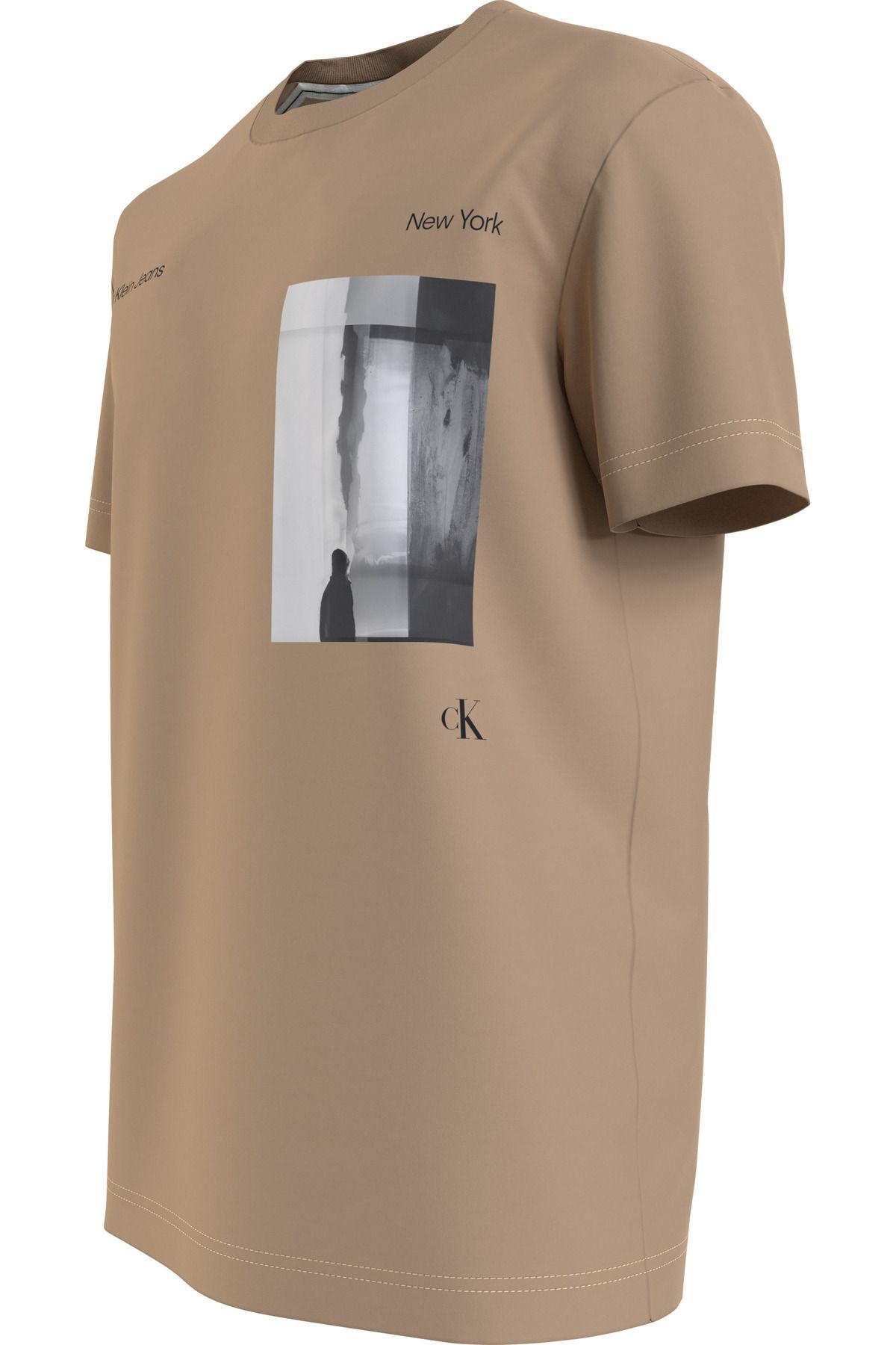 Calvin Klein-Printed Crew Neck T-Shirt 3