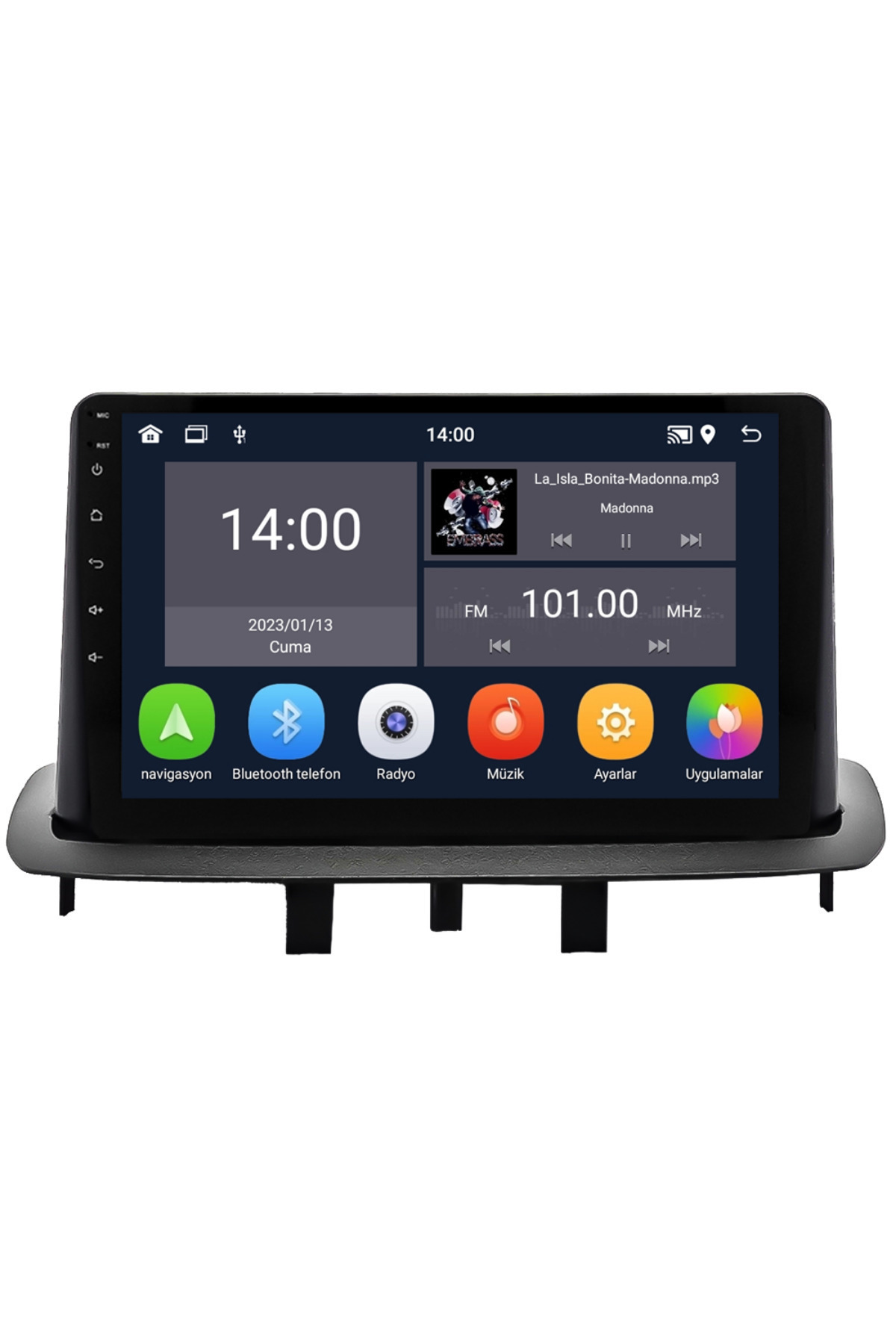 Custom Pluss-Renault Megane 3 Framed Android 12 Multimedia Carplay 6Gb Ram 128Gb Hdd Navigation Ts18 Processor 7