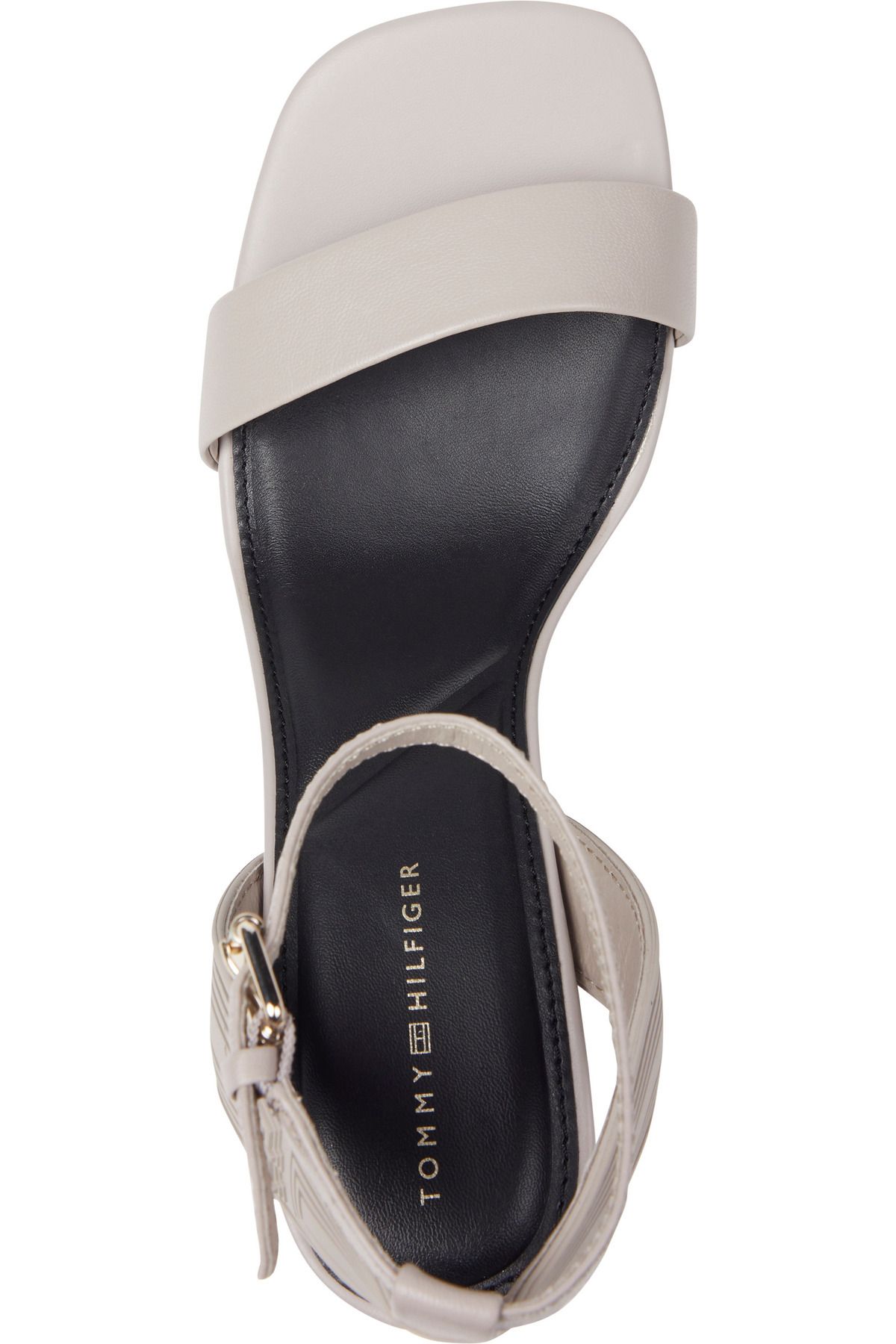 Tommy Hilfiger-Leather Ankle Strap High Heel Sandals 2