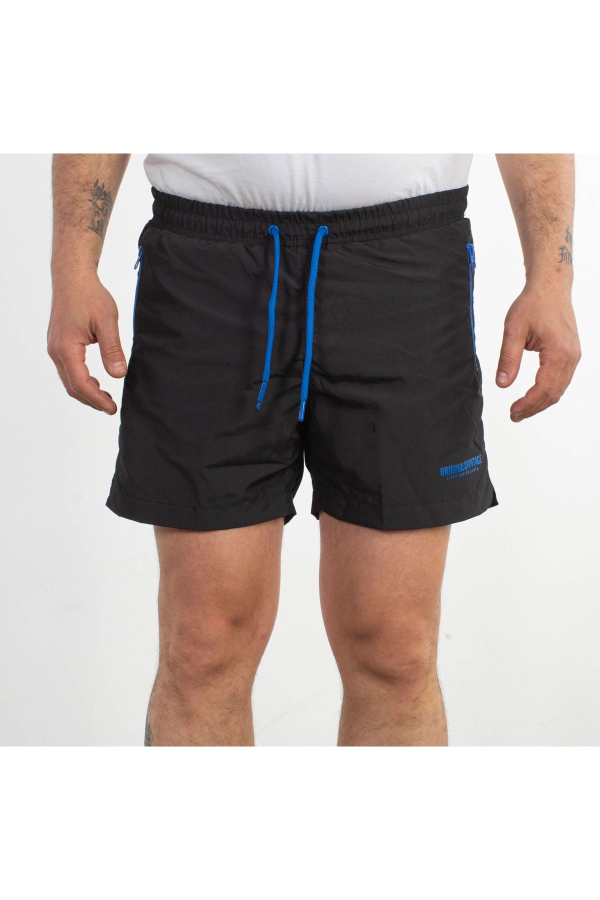 Five Pocket-Black Swim Shorts 3