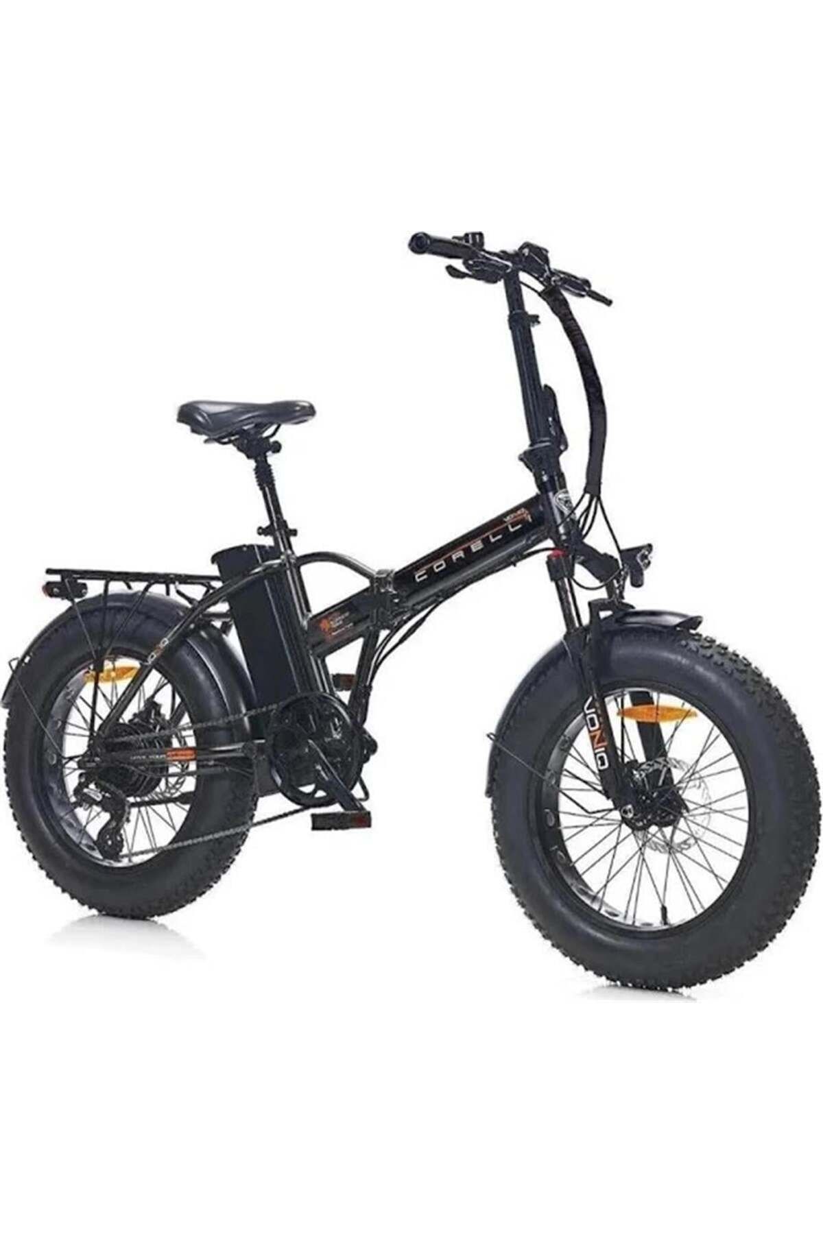 Corelli CORELLİ VONIQ ECO FAT BIKE ELEKTRİKLİ KATLANIR BİSİKLET 42CM MD 20 JANT 7 VİTES BLACK