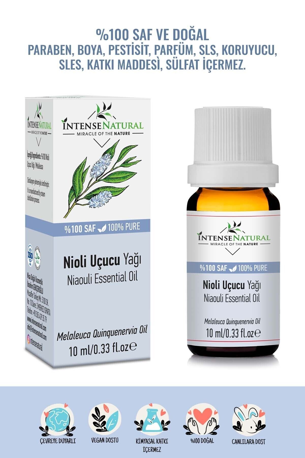 İntense Natural Nioli Uçucu Yağı 10 Ml %100 Saf Ve Doğal Niaouli Essential Oil