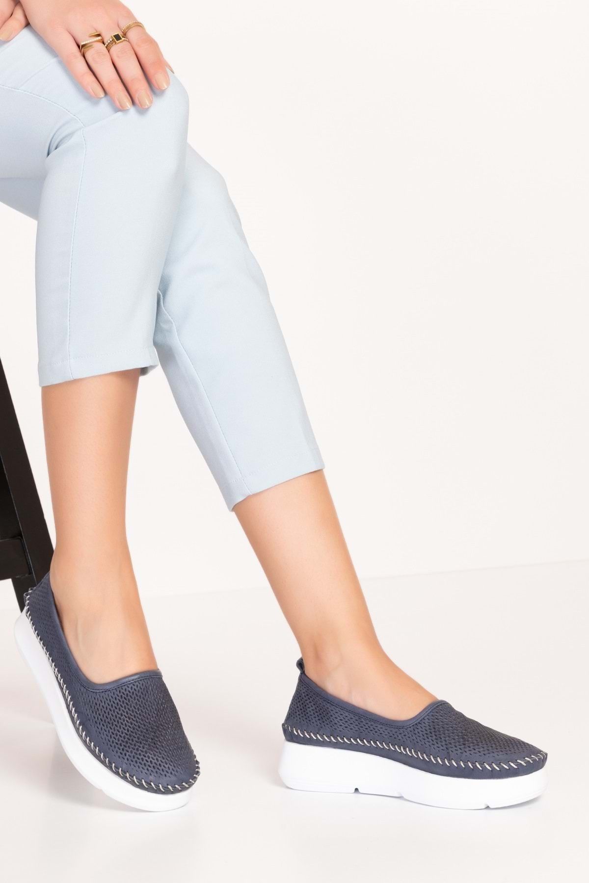 Gondol-Pantofi de vară confortabili de zi cu zi din piele naturală alpx.510 2